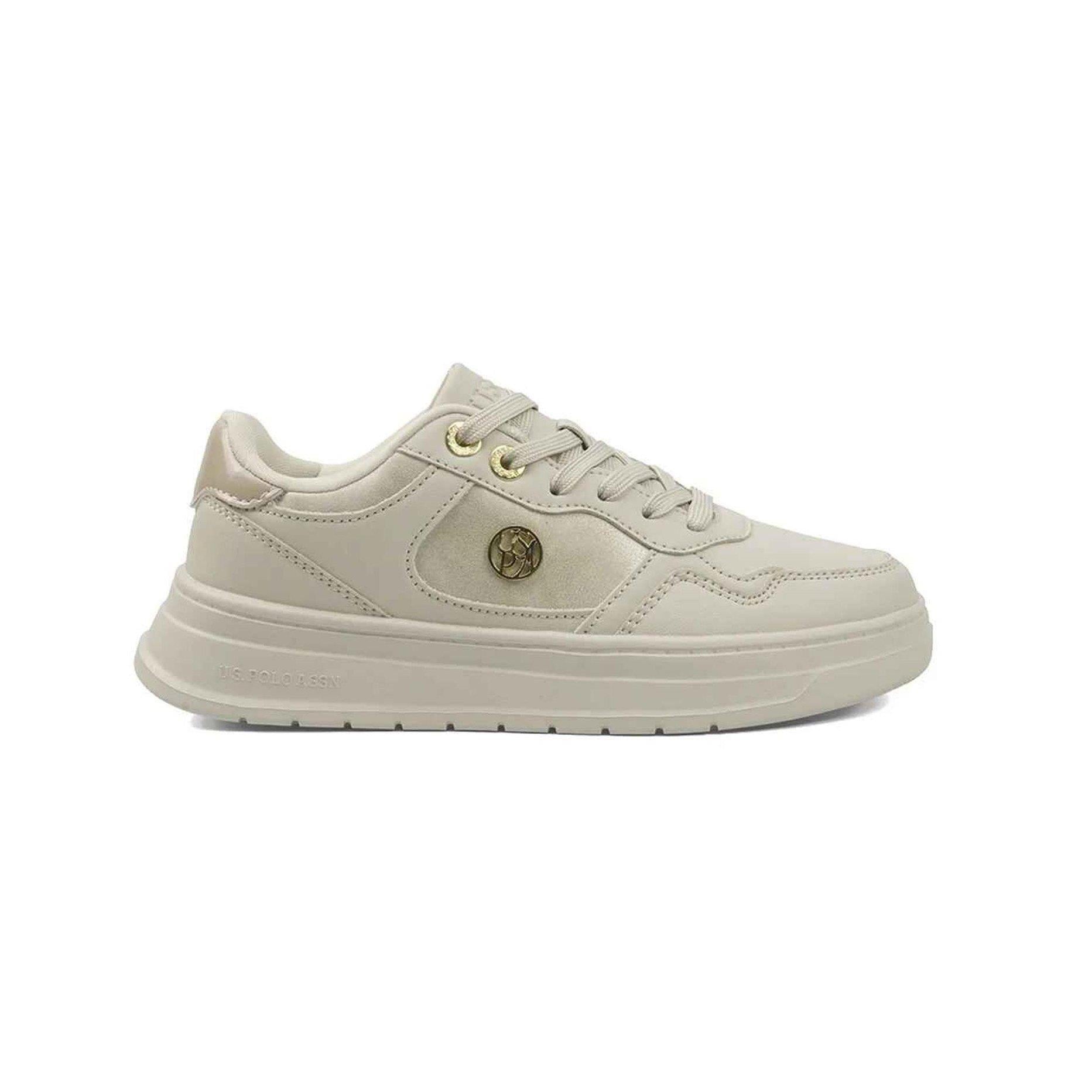 U.S. POLO ASSN. EMORA  KADIN AYAKKABI - BEJ