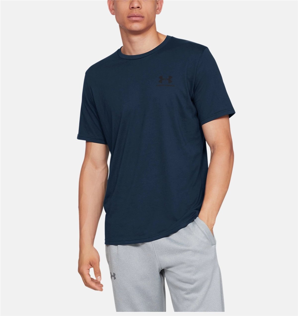 Under Armour Sportstyle Left Chest SS Erkek Tişört 