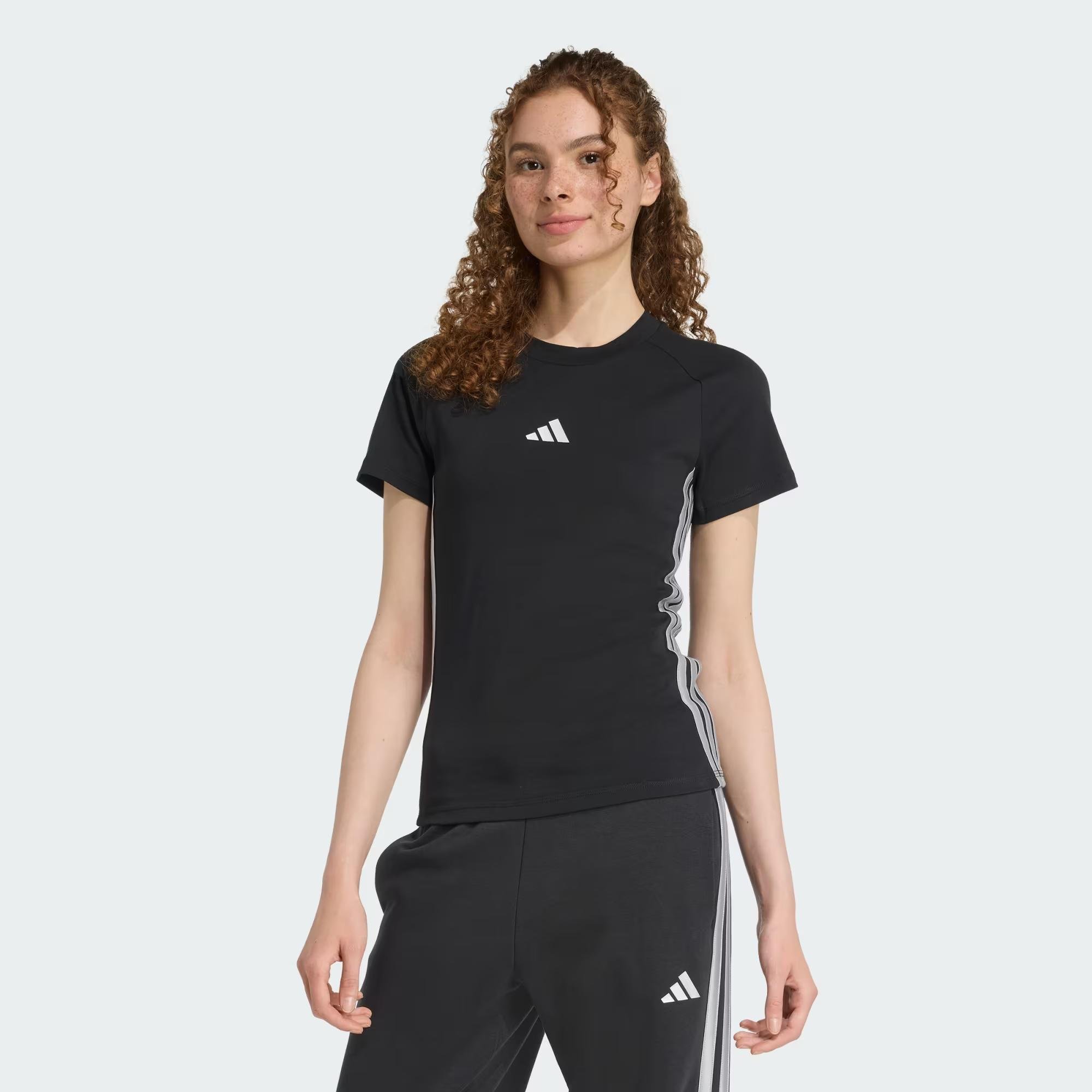 W HOL TEE - ADIDAS SIYAH