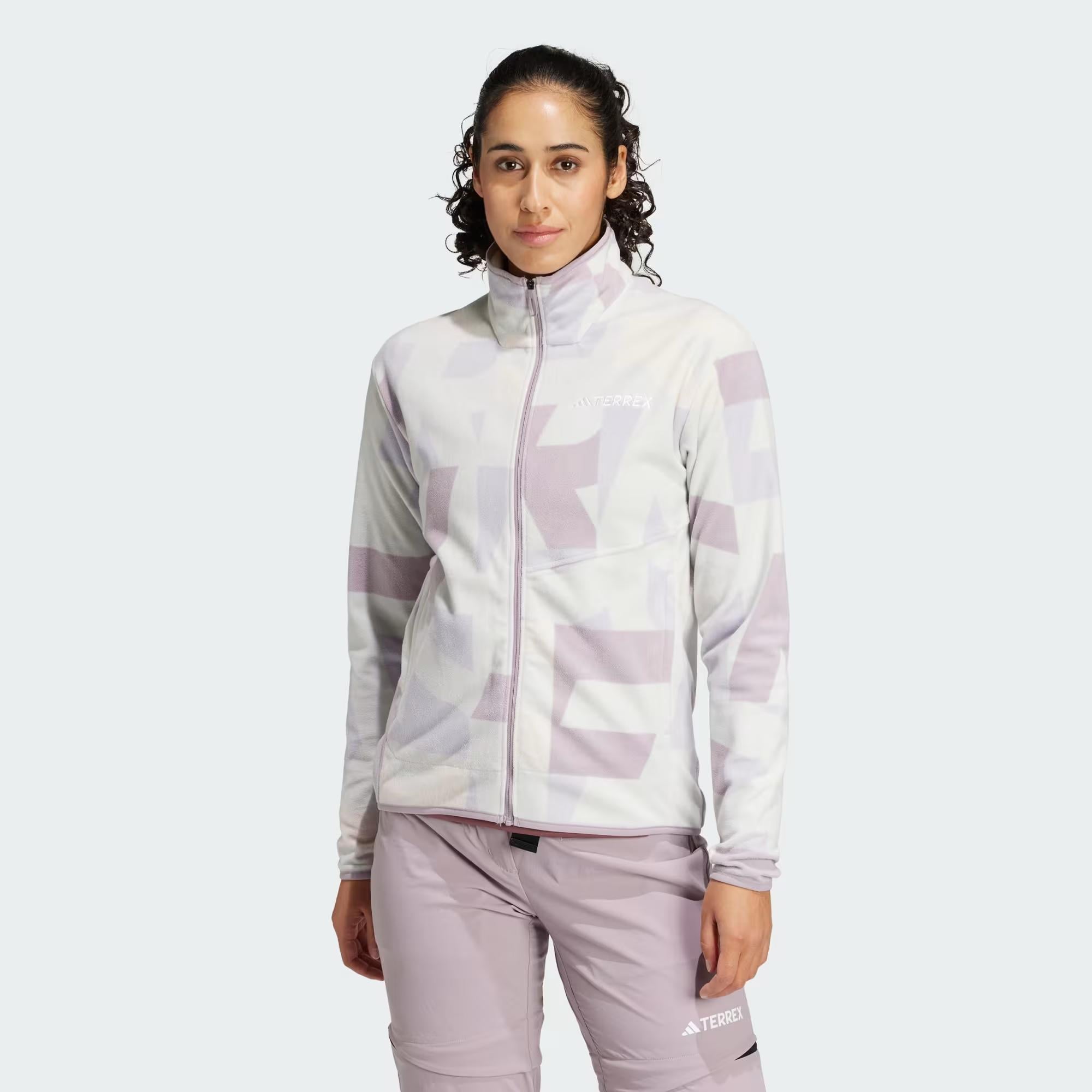 W MT AOP FZ FL - ADIDAS SIYAH