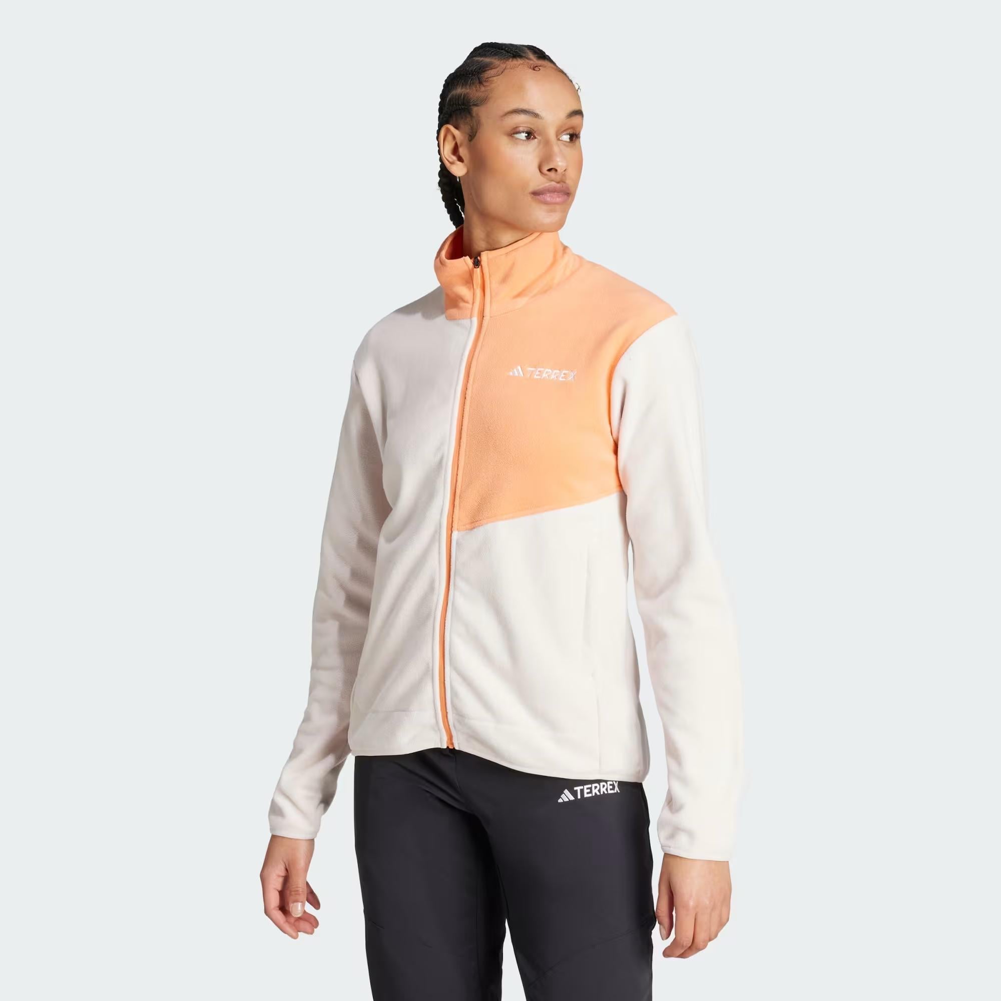 W MT FZ FLEECE - ADIDAS SIYAH