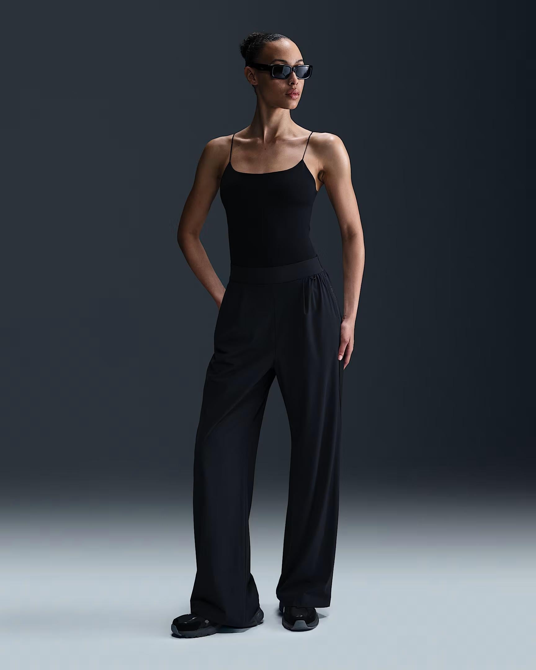 W NK 24.7 DF HR WD LEG PANT - BEYAZ