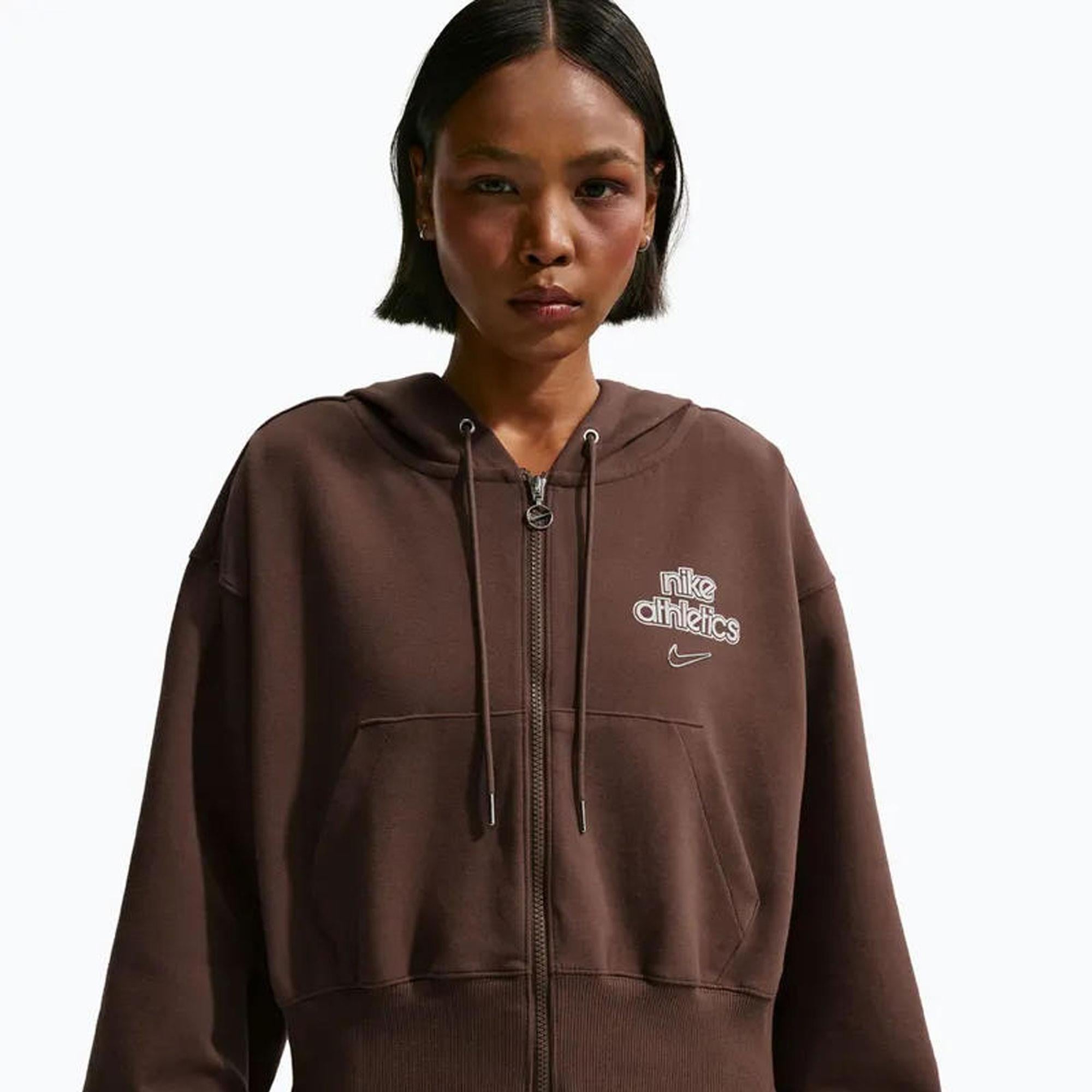 W NK PHNX FLC FZ HD GLS - BEJ/BORDO