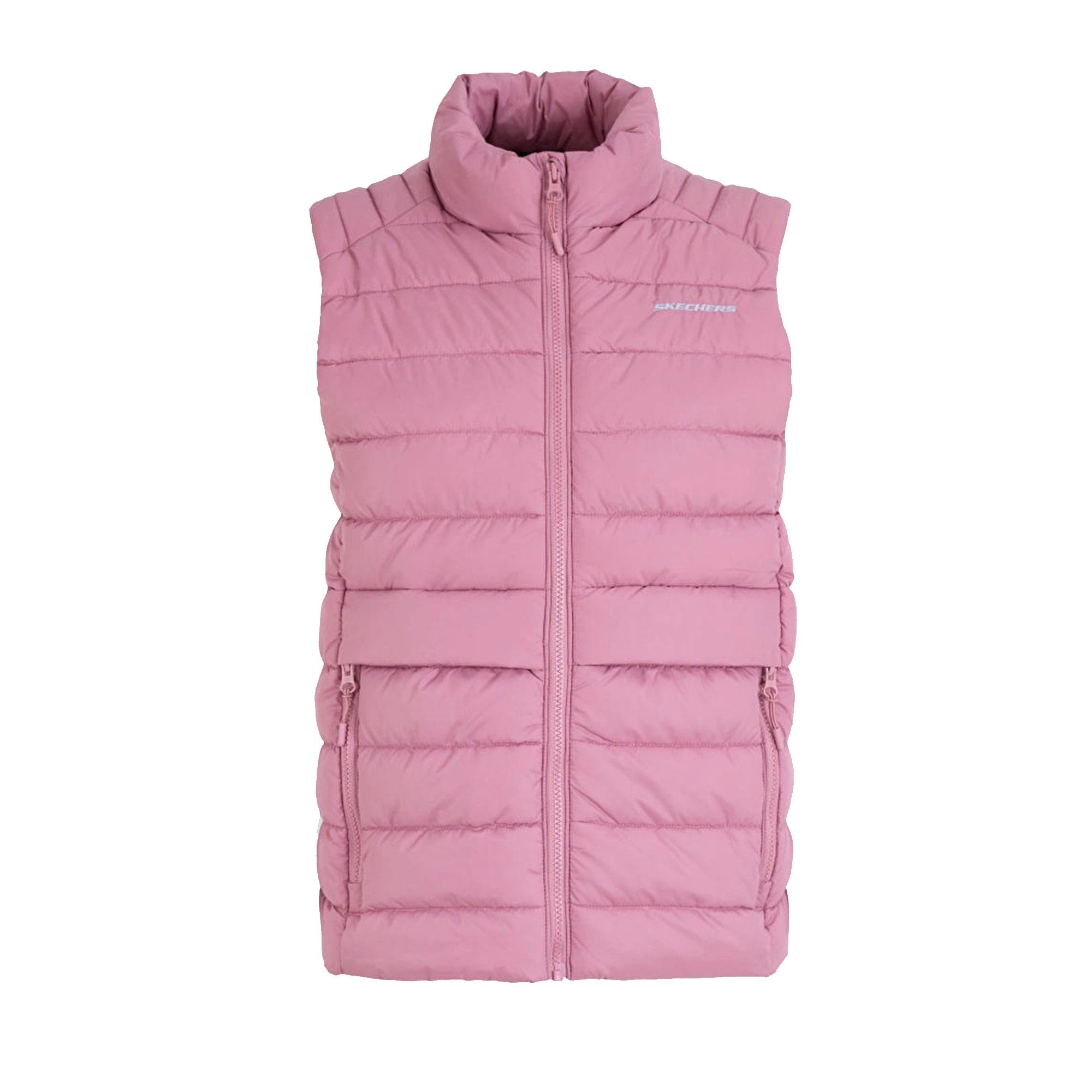 W Outerwear Padded Vest - SİYAH/FUŞYA