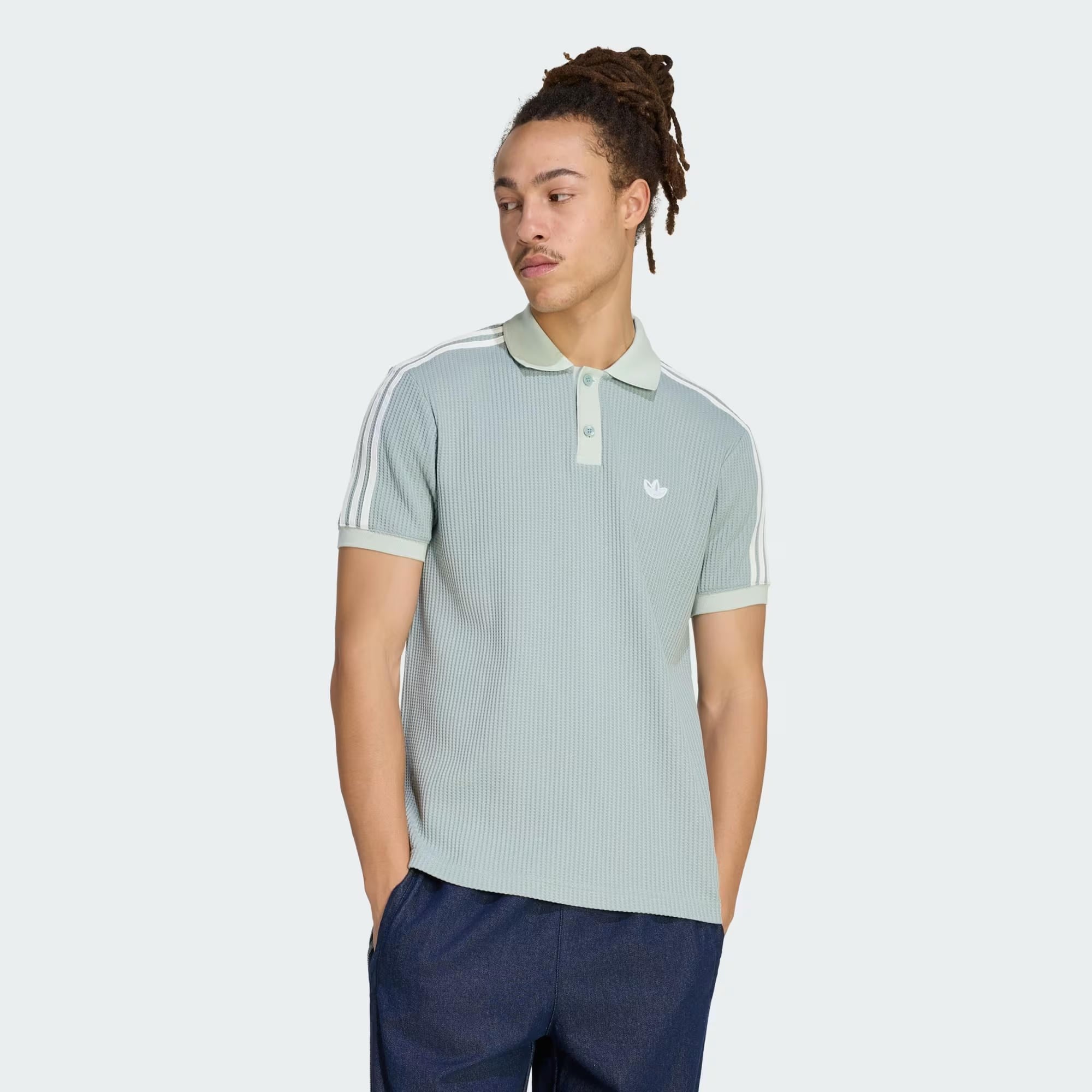 WAFFLE POLO - ADIDAS SIYAH