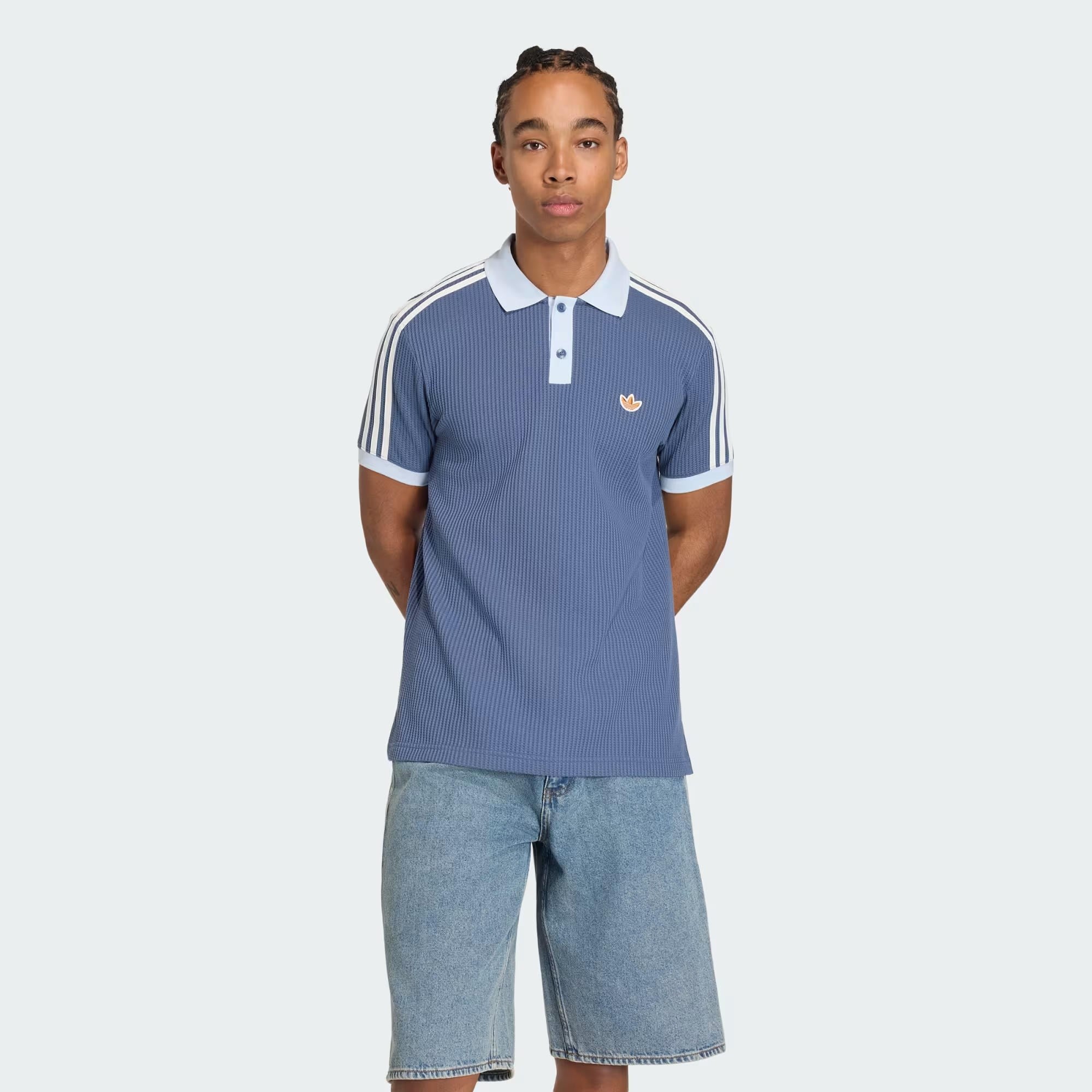 WAFFLE POLO - ADIDAS SIYAH
