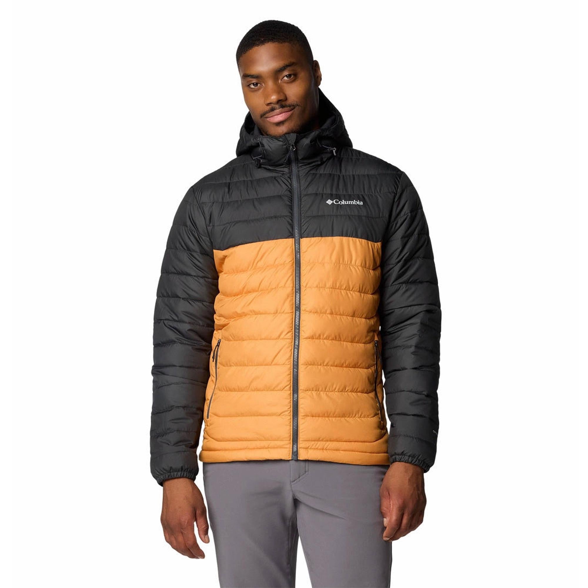 WO6272 POWDER LITE II HOODED JACKET - GRİ(BASKILI)