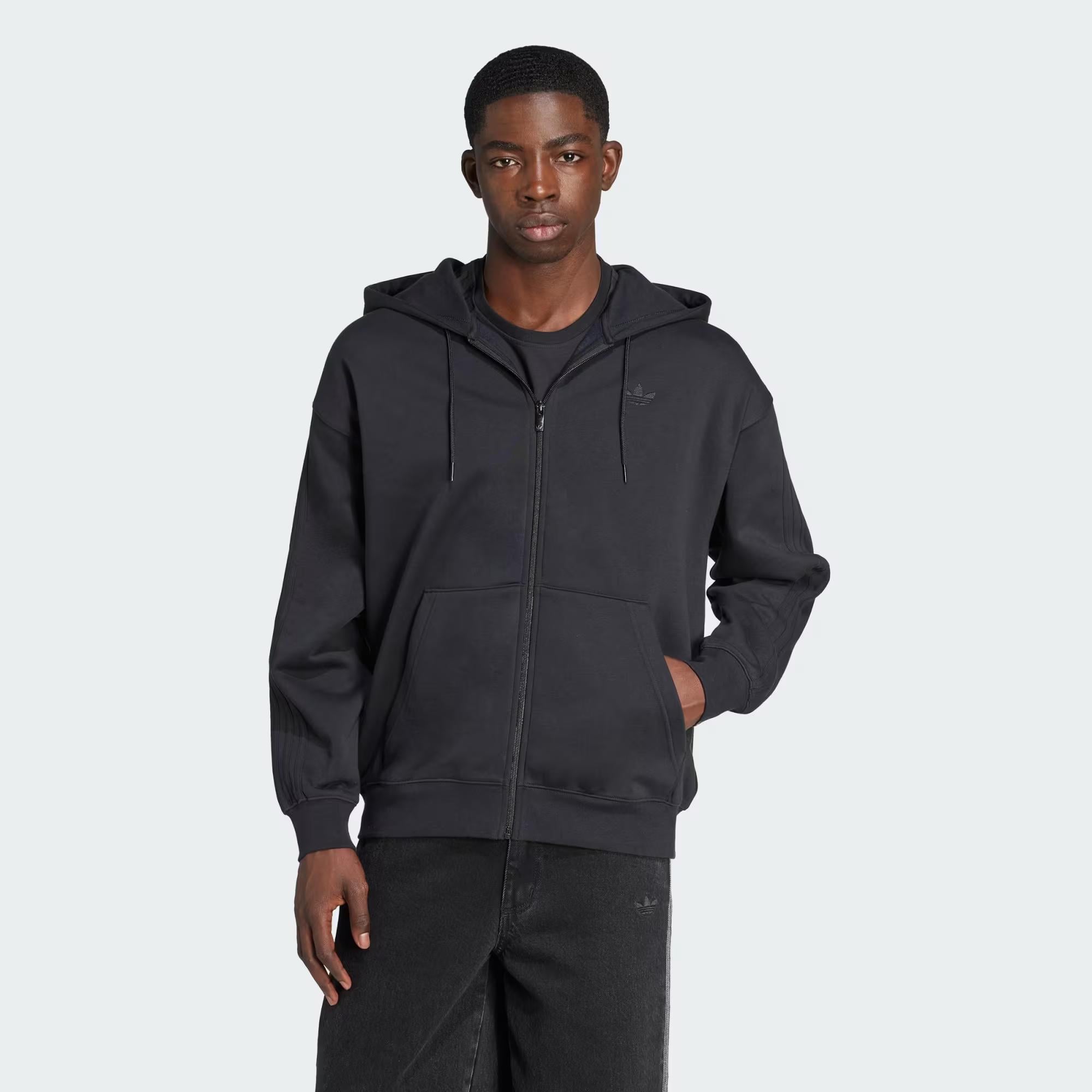 adidas Adicolor Oversize Full-Zip Erkek Sweatshirt