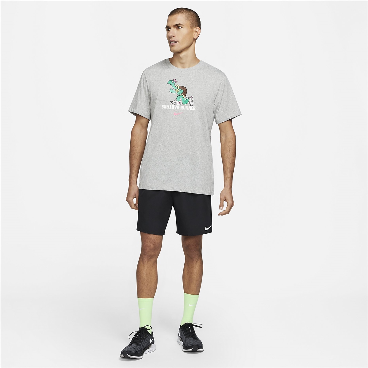 Nike Dri-Fit Tortoise Running Erkek Tişört CZ9827-063 Etichet