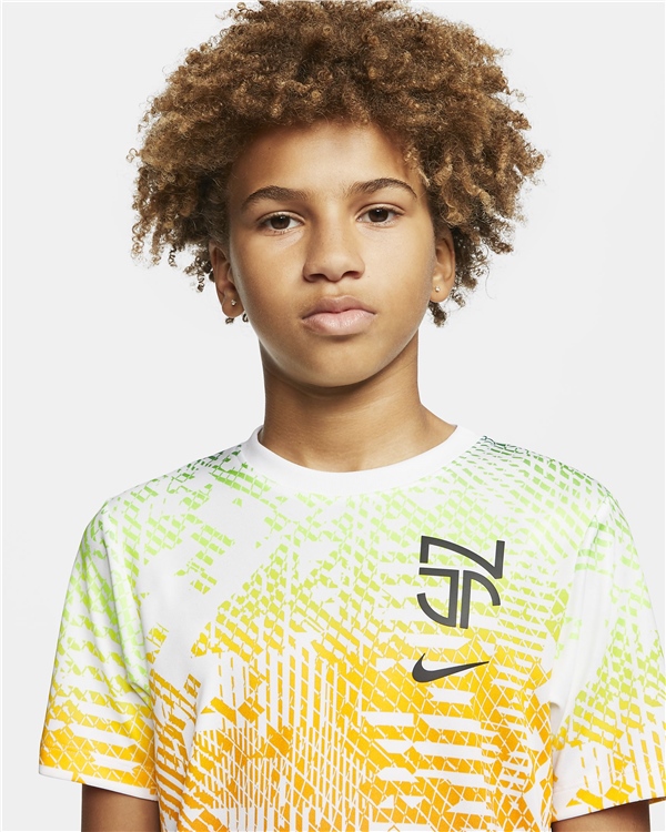 Nike Dri FIT Neymar Jr. Dry Top SS Cocuk Ti ort CD2228 100 Etichet Sport