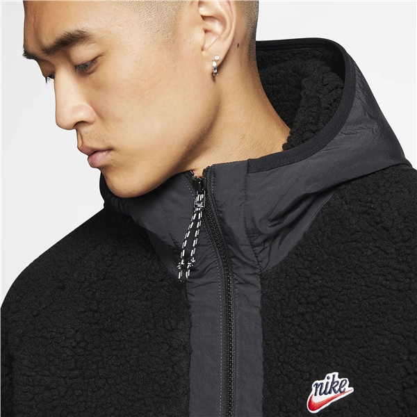 Nike Sportswear 1/2-Zip Sherpa Hoodie Erkek Sweatshirt BV3766-010 | Etichet  Sport...
