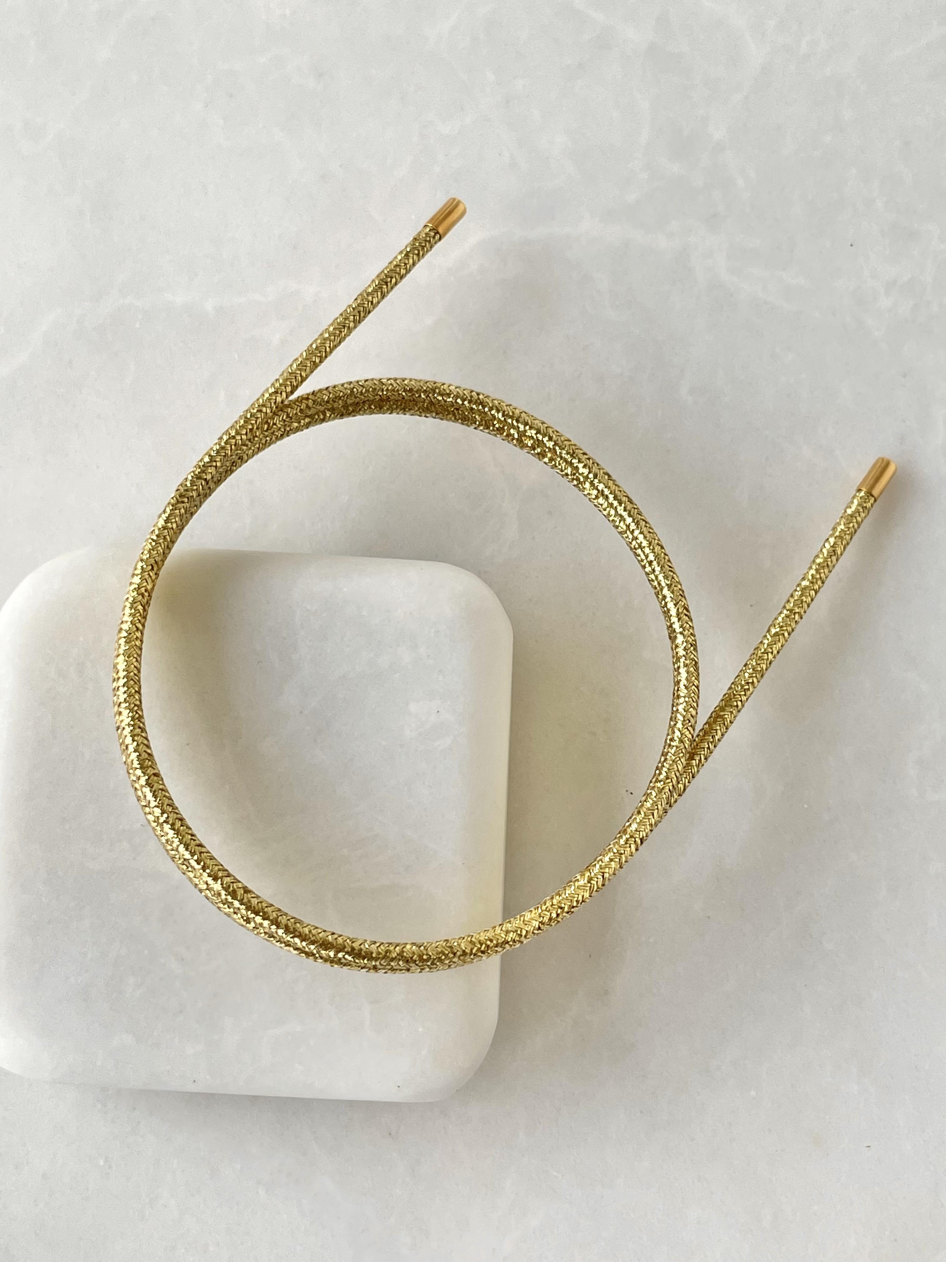 Çelik Mıknatıslı Bileklik Kolye Halhal Gold