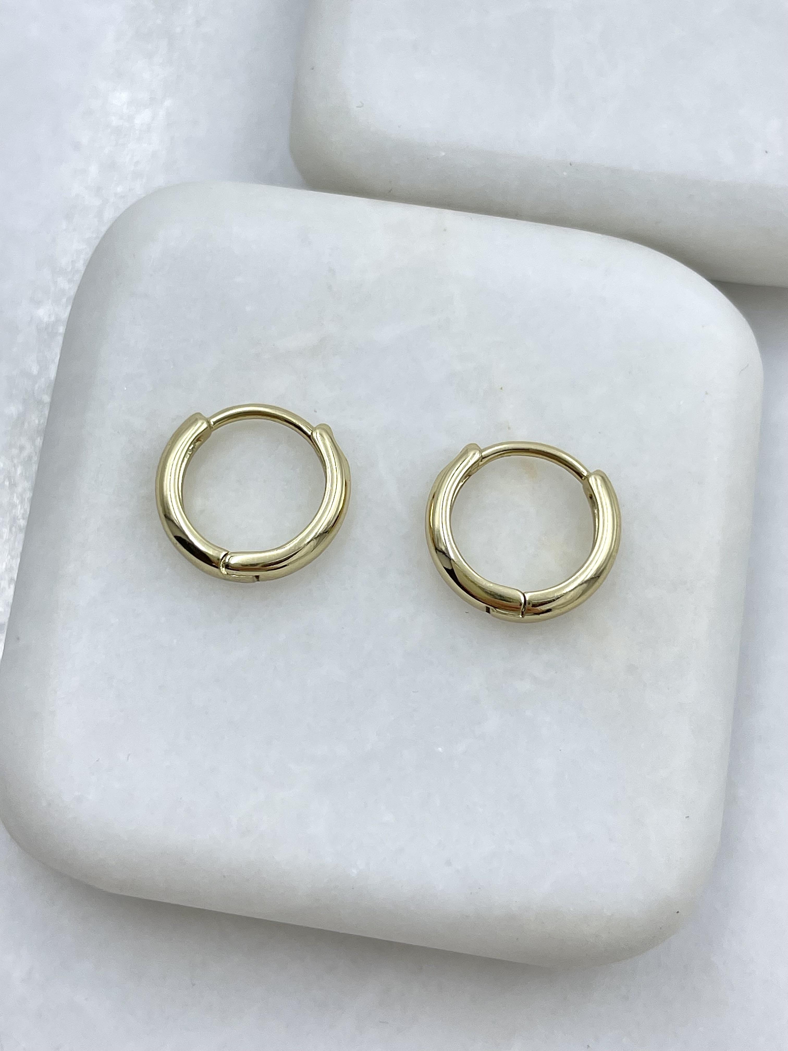 Özel Seri Minik Halka Küpe Gold