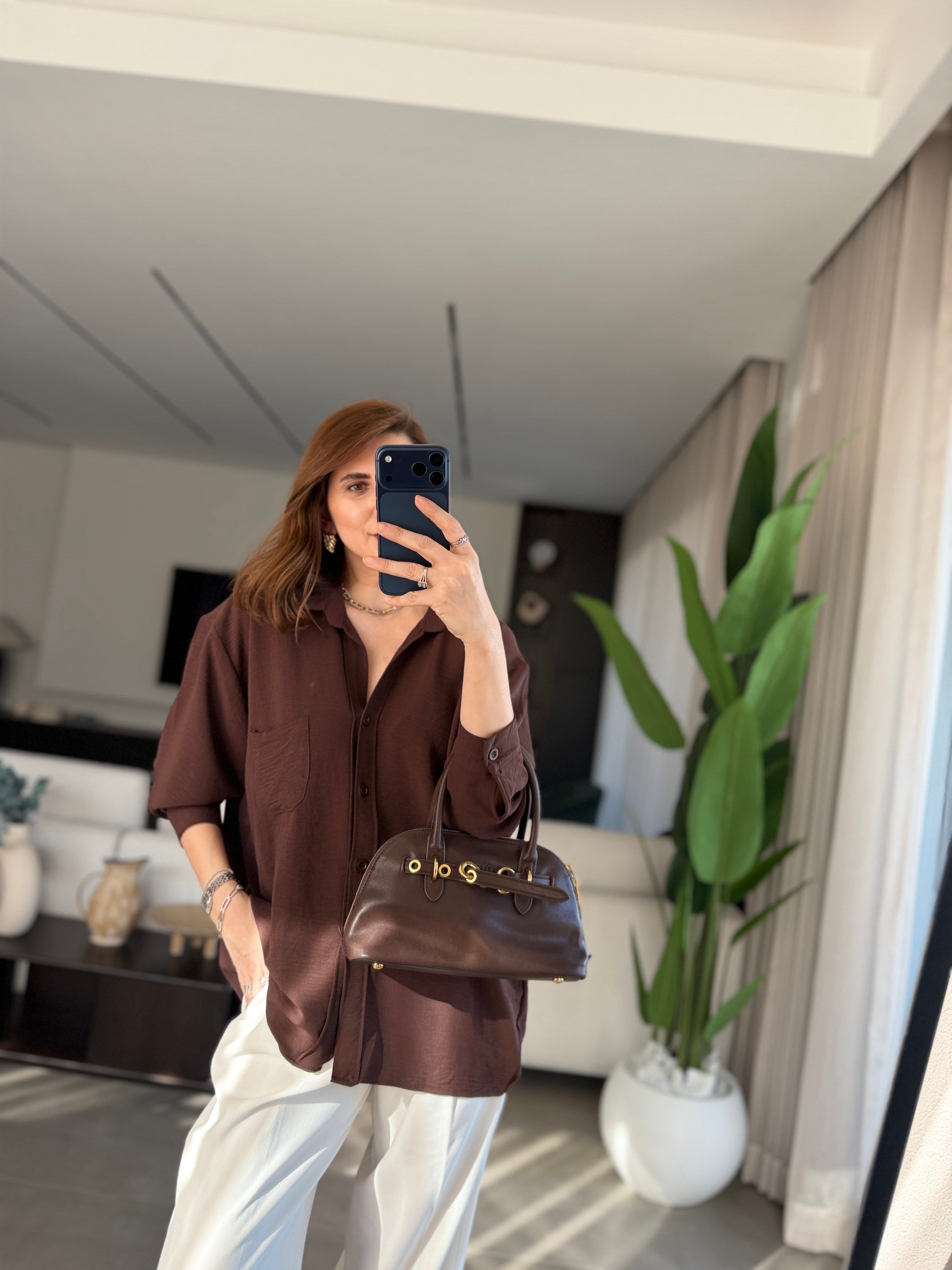 Acı Kahve Ayrobin Salaş Gömlek