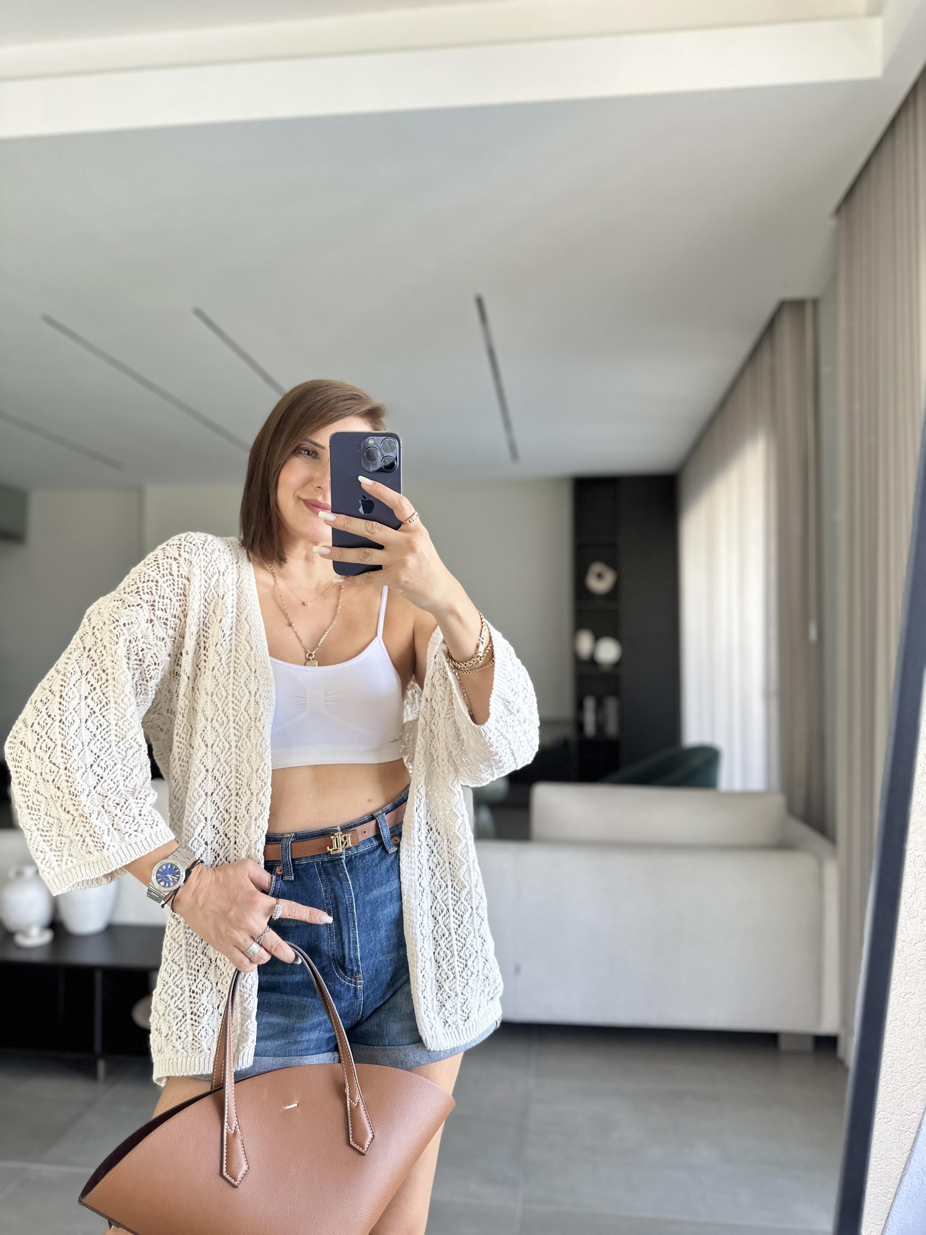 Baklava Desenli Hırka