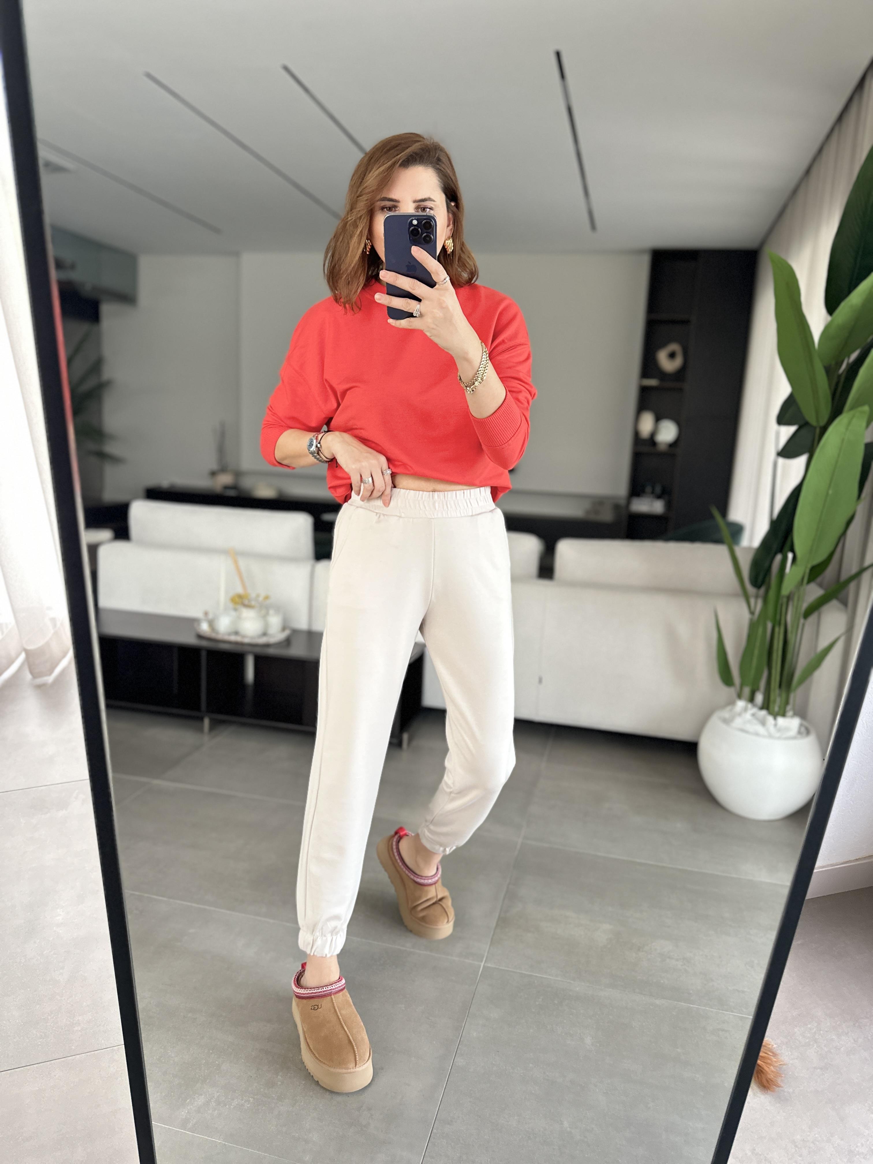 Bej Oys Jogger Pantolon