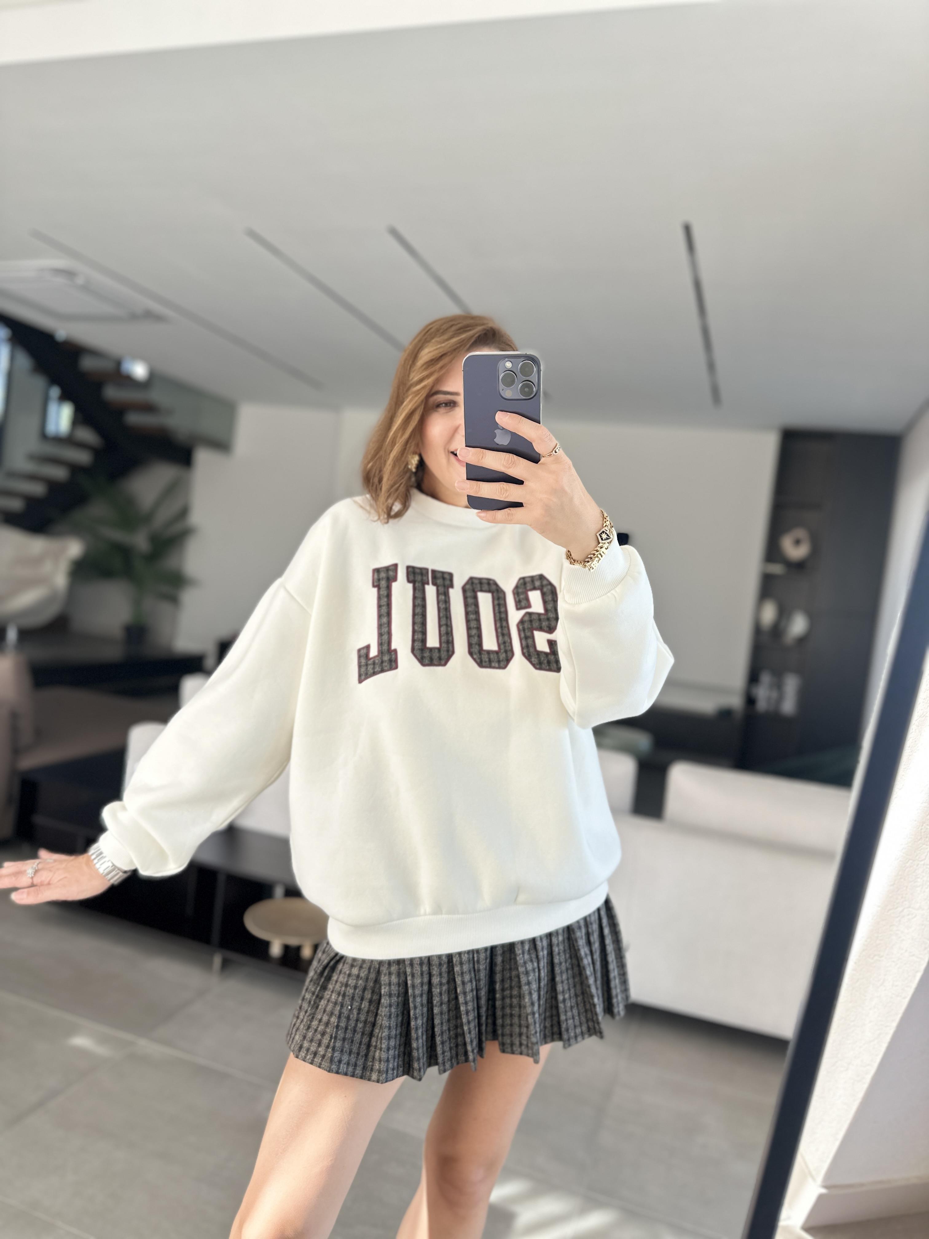 Soul Baskılı Sweat