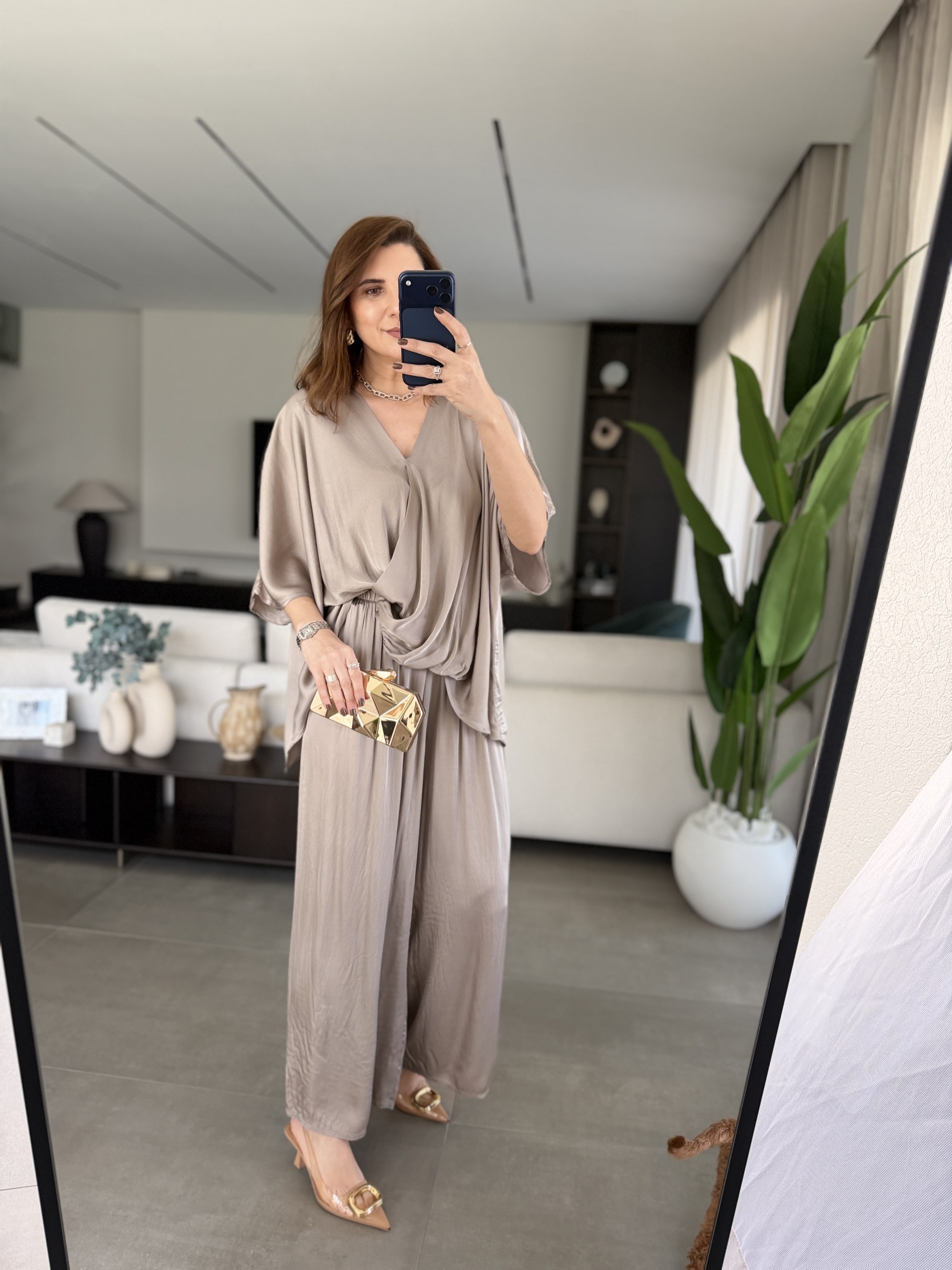 Vizon Venezia Premium İpek Saten Takım