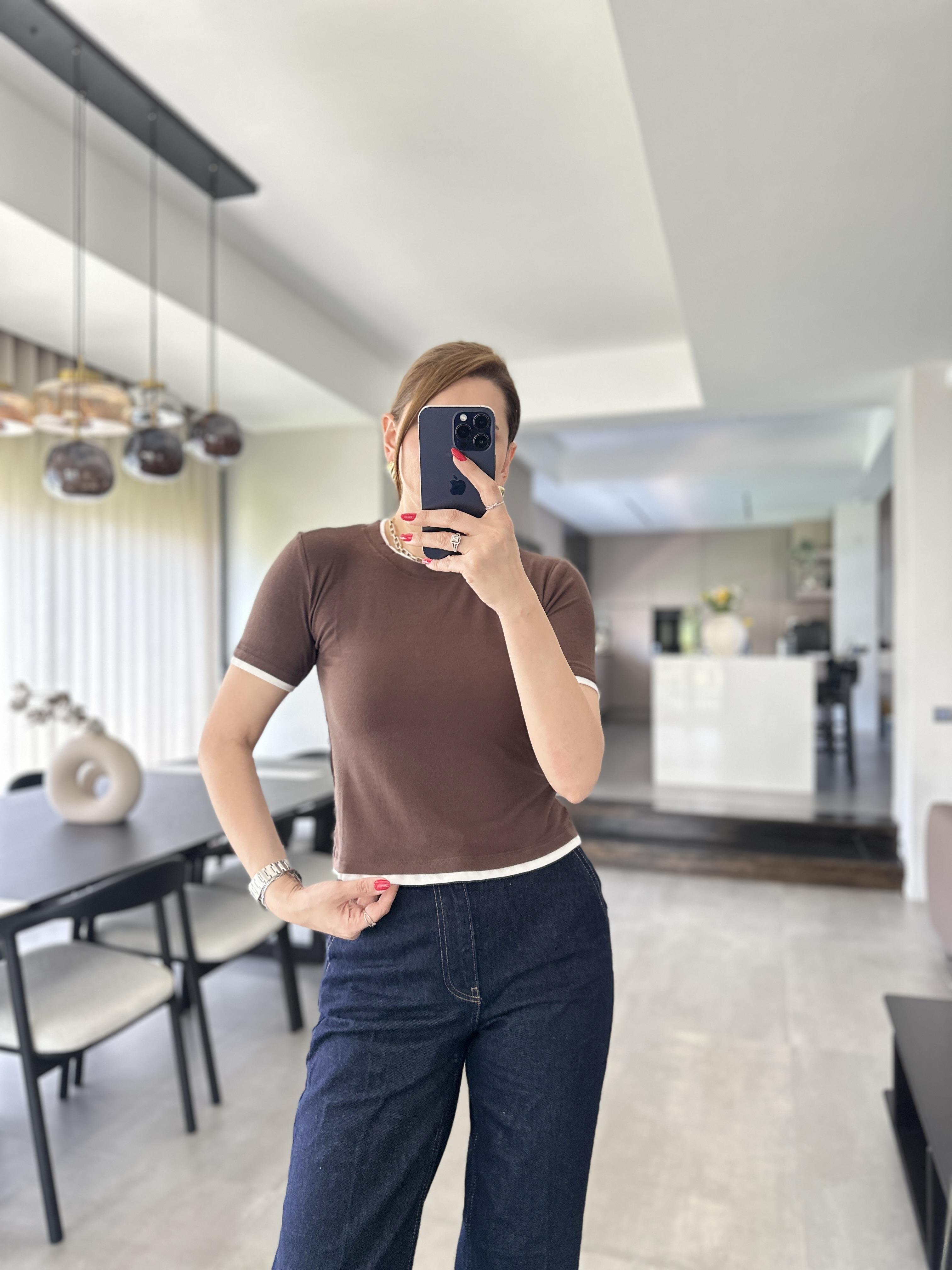 Acı Kahve Biyeli T-shirt