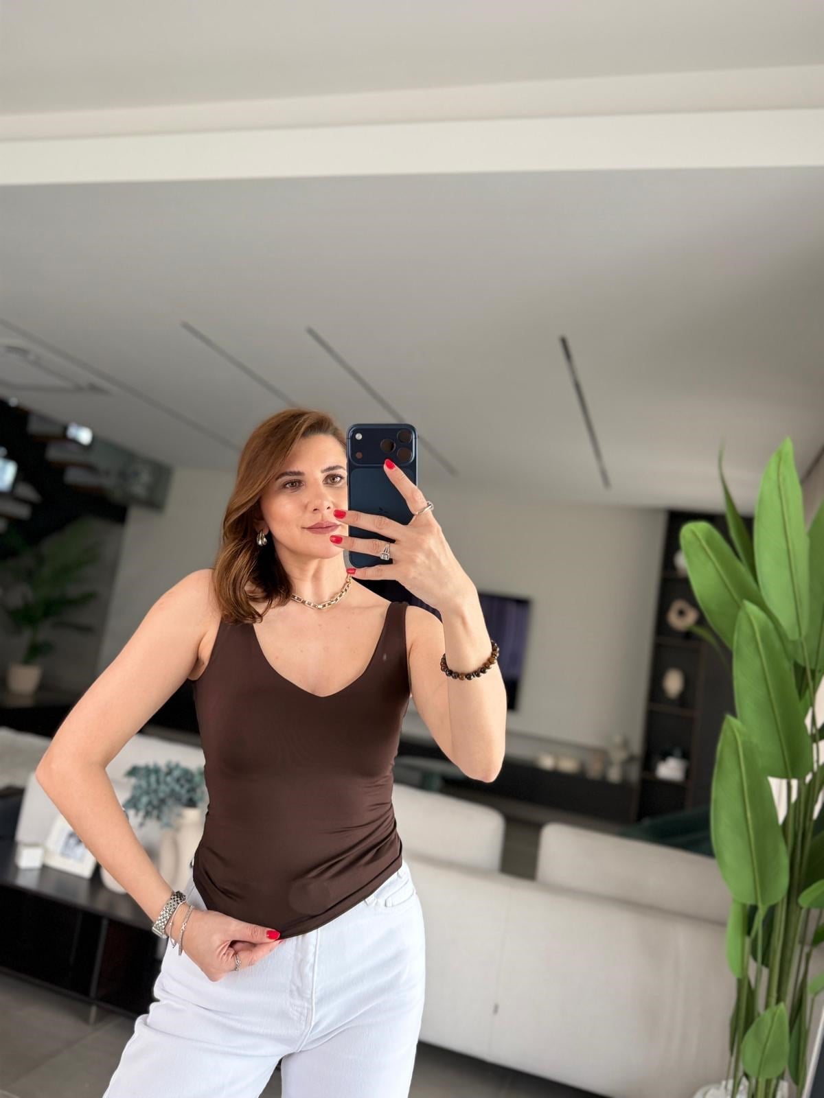 Acı Kahve Korseli Atlet