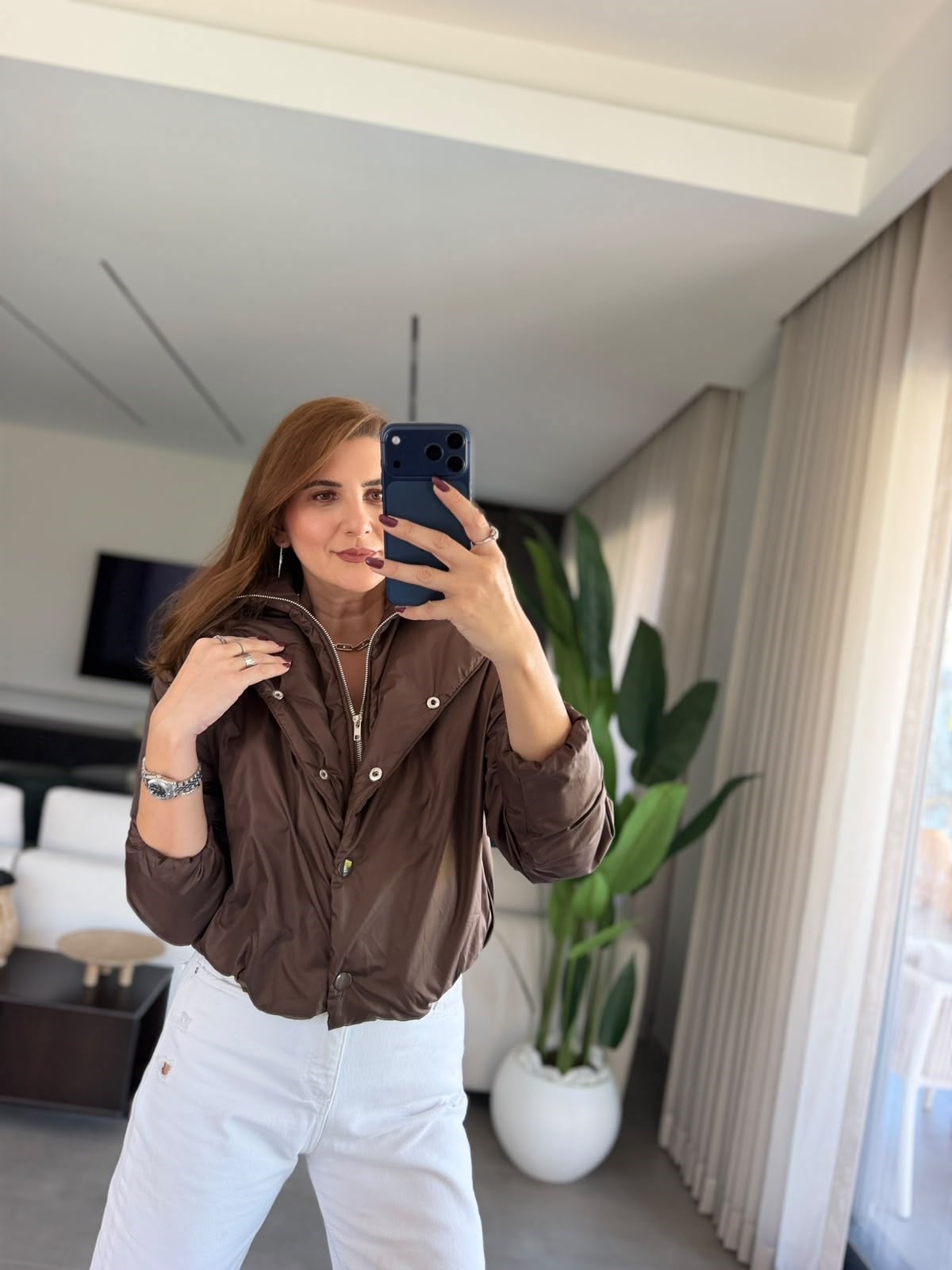 Acı Kahve Nora Şişme Ceket