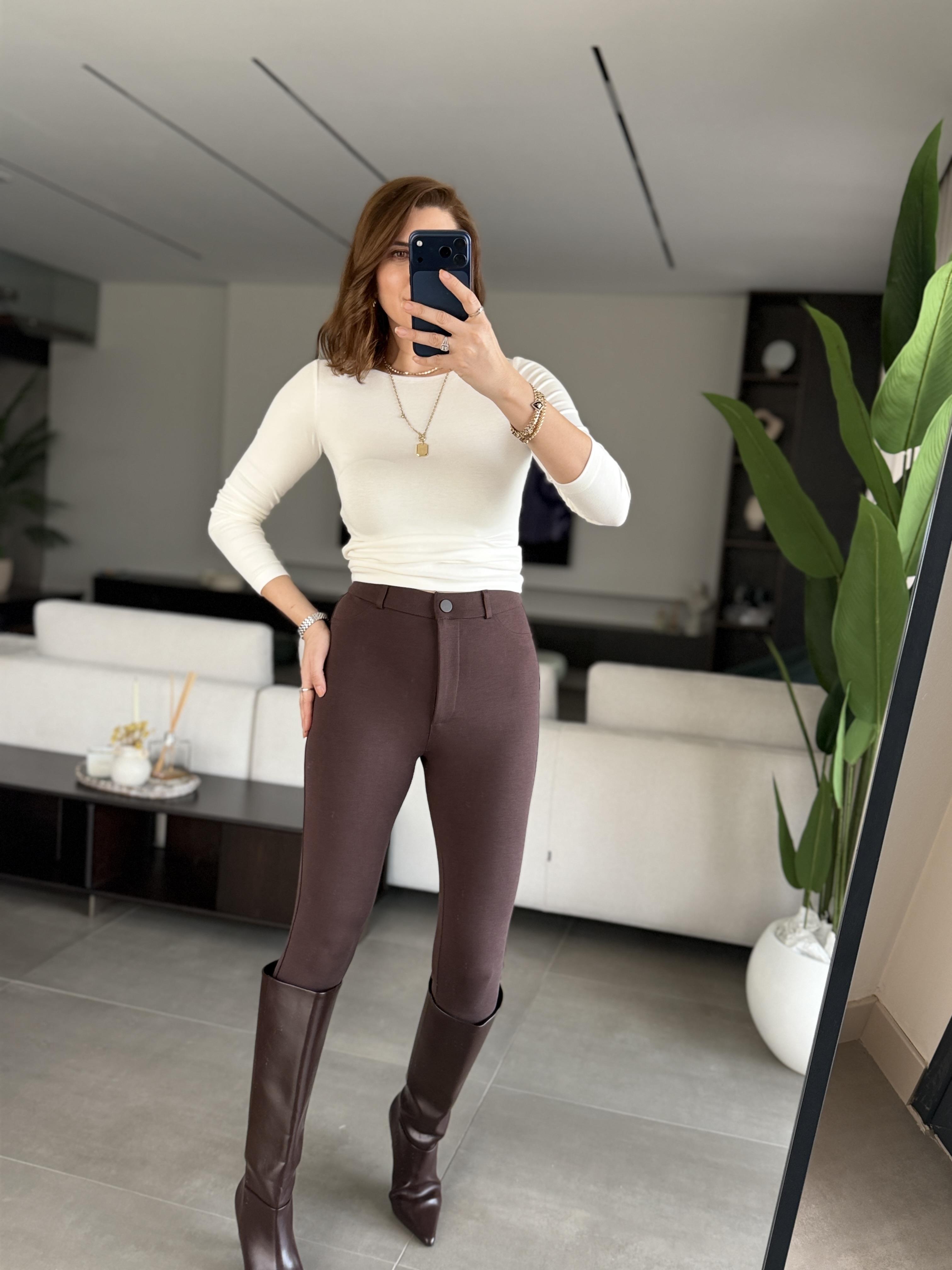 Acı Kahve Valentina Tayt Pantolon