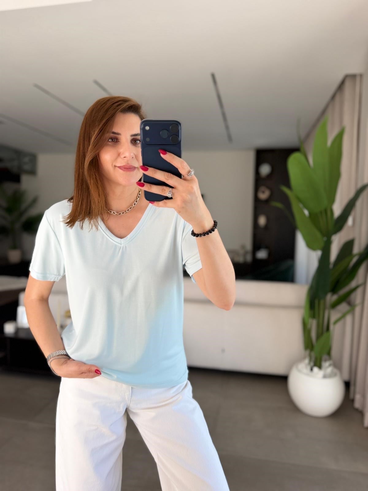 Bebemavi V Yaka Oys Tshırt