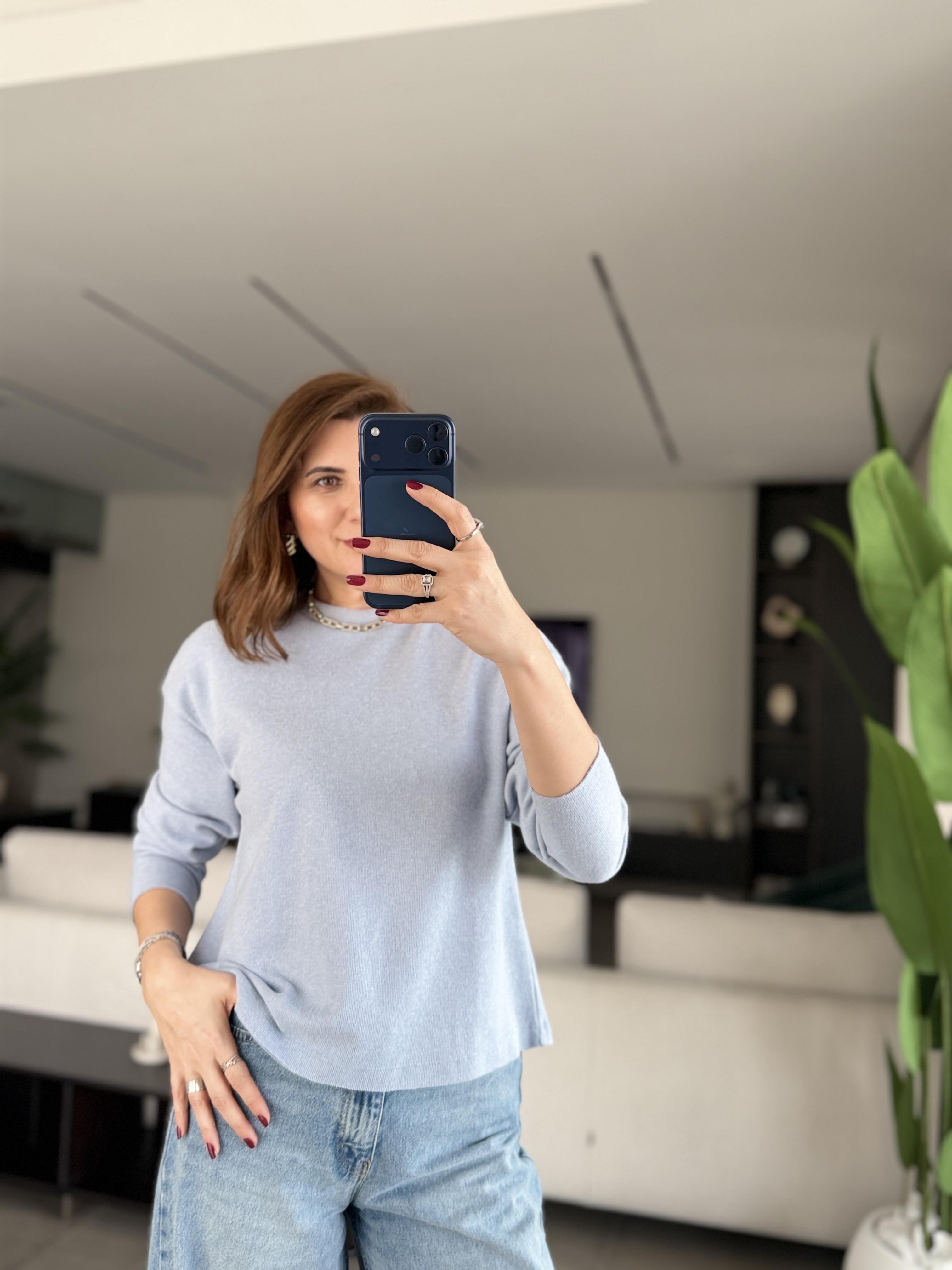 Bisiklet Yaka Selanik Kazak