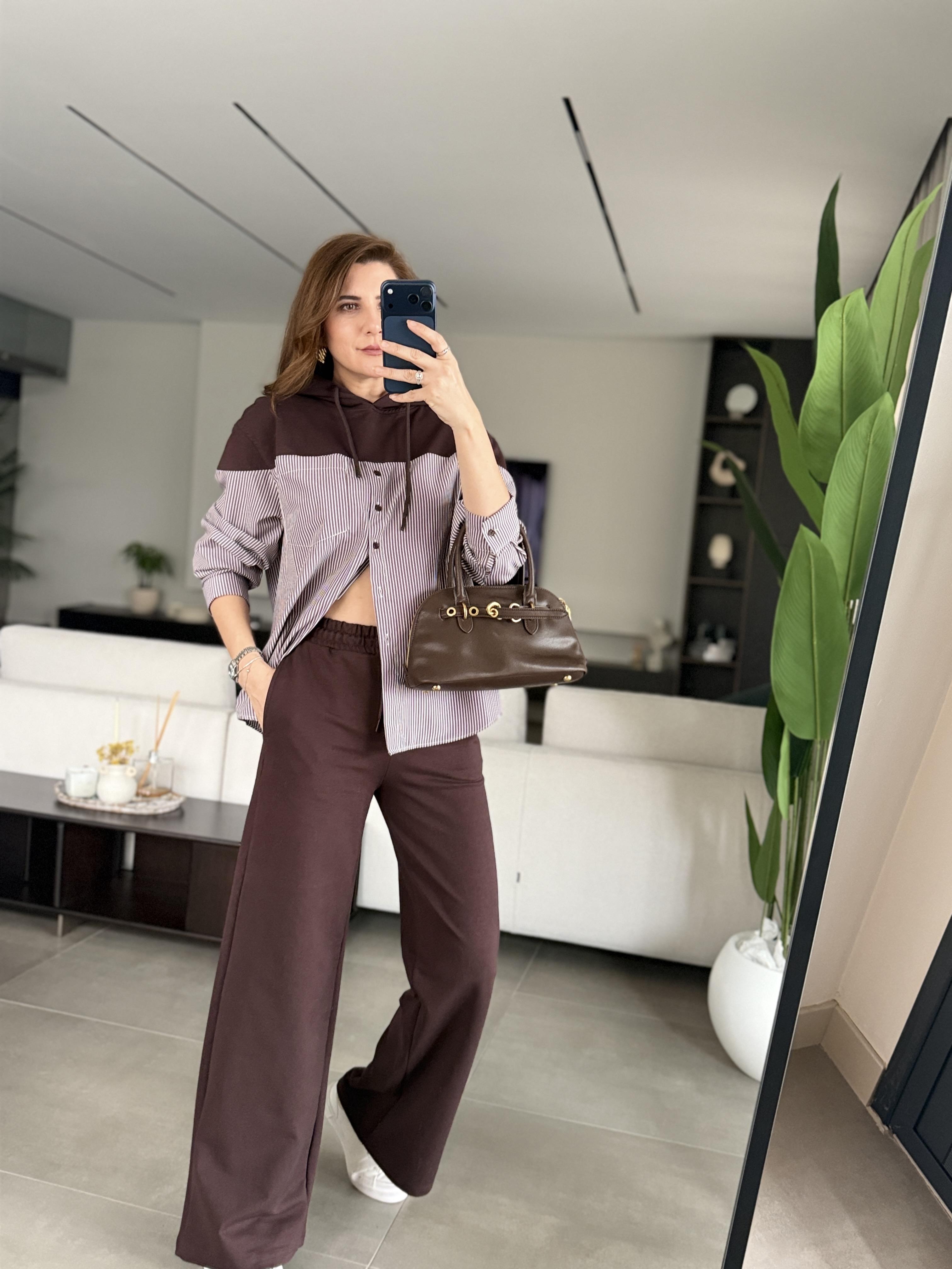 Gömlek Garnili Takım