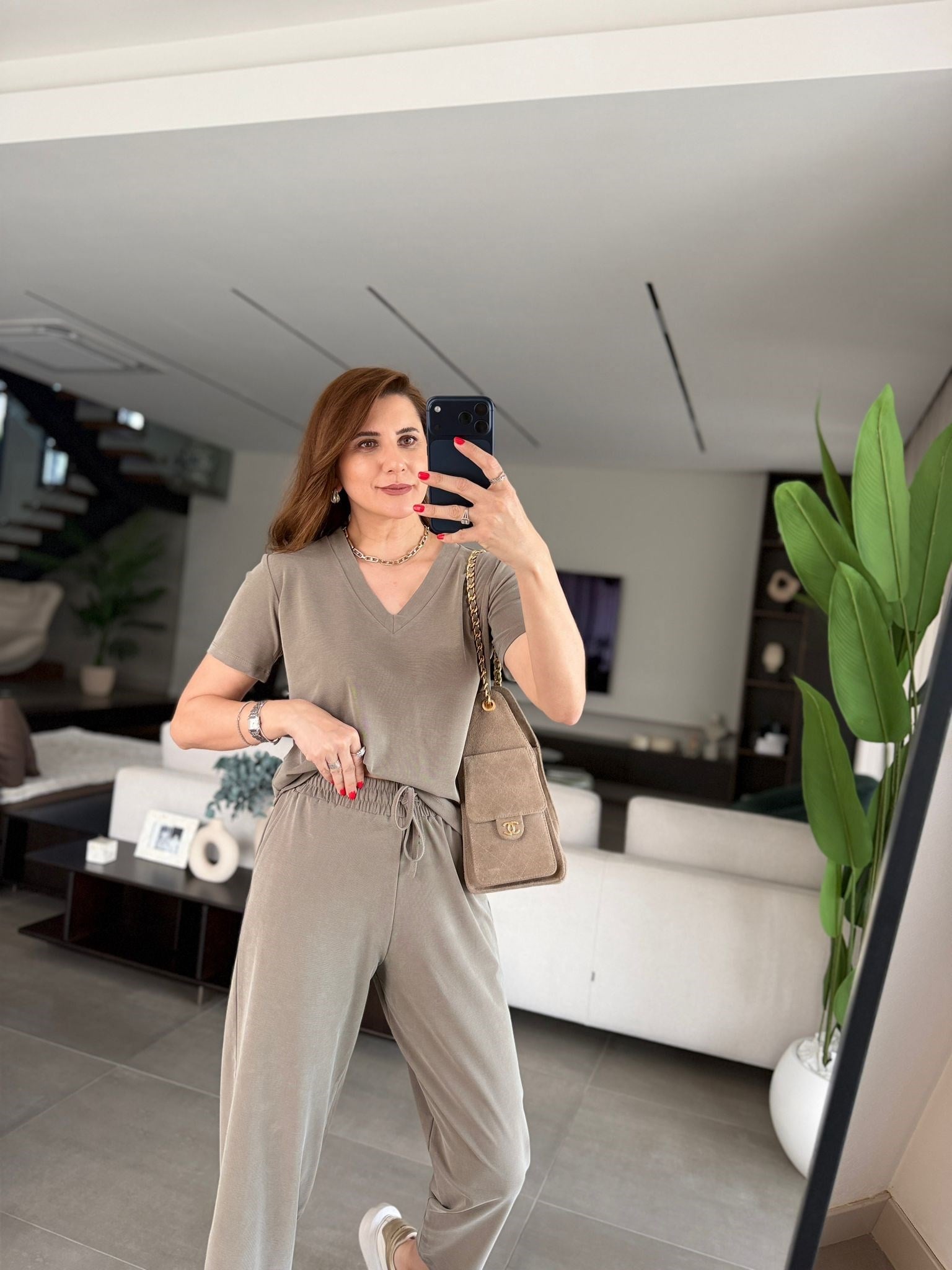 Haki Pike Modal V Yaka Takım