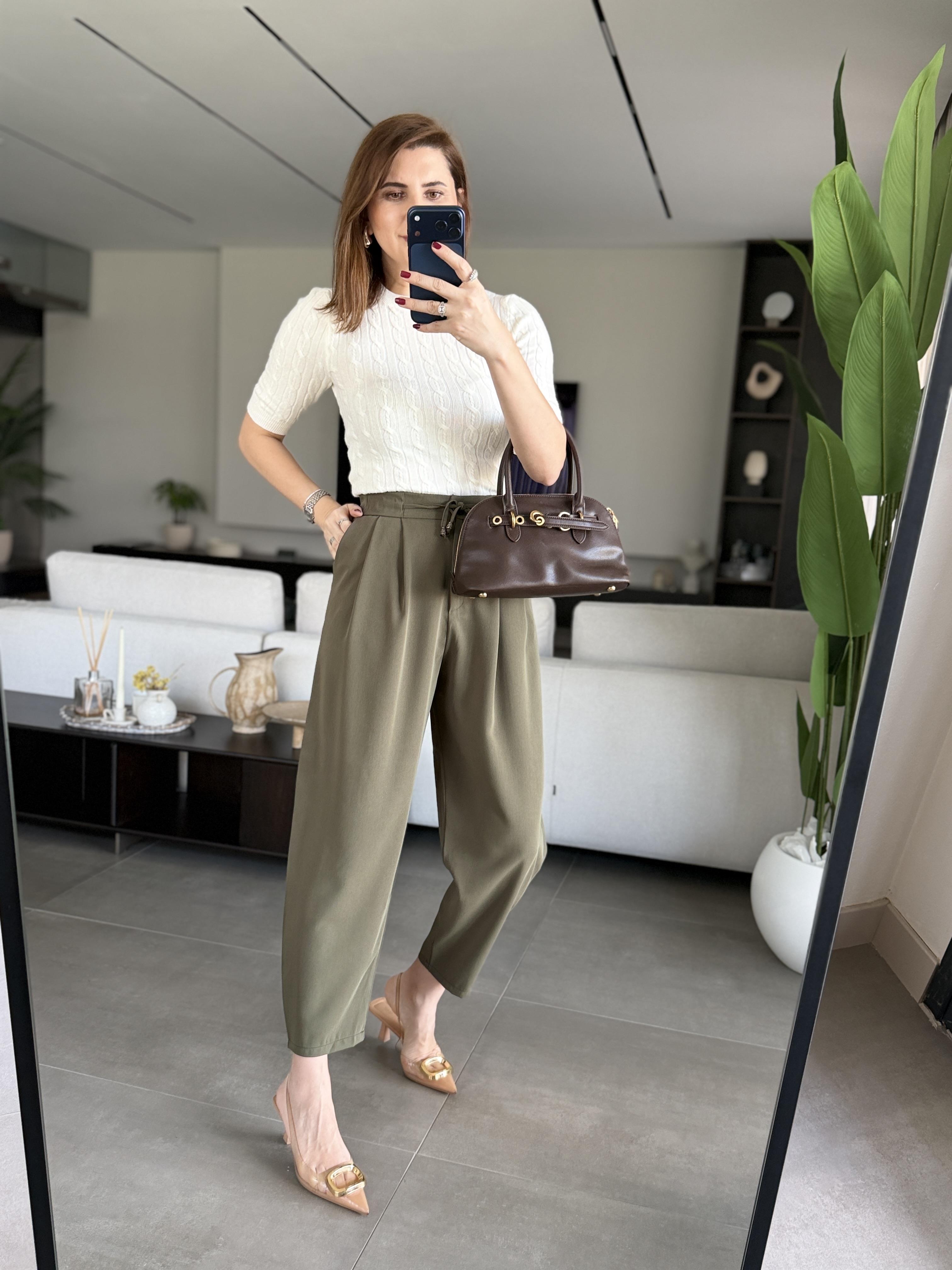 Haki Tensel Balon Pantolon