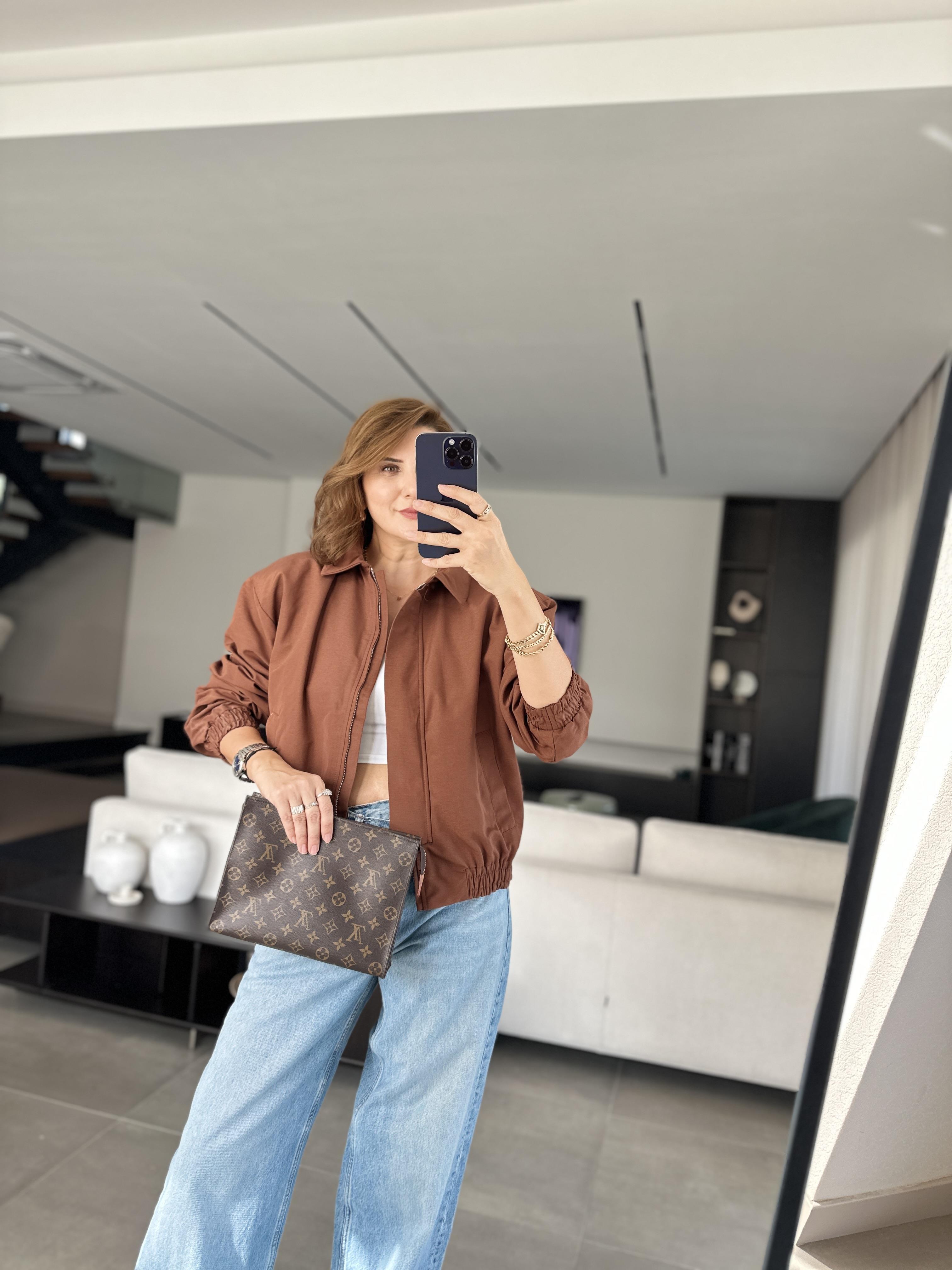 İç Astarlı Cepli Bomber Ceket