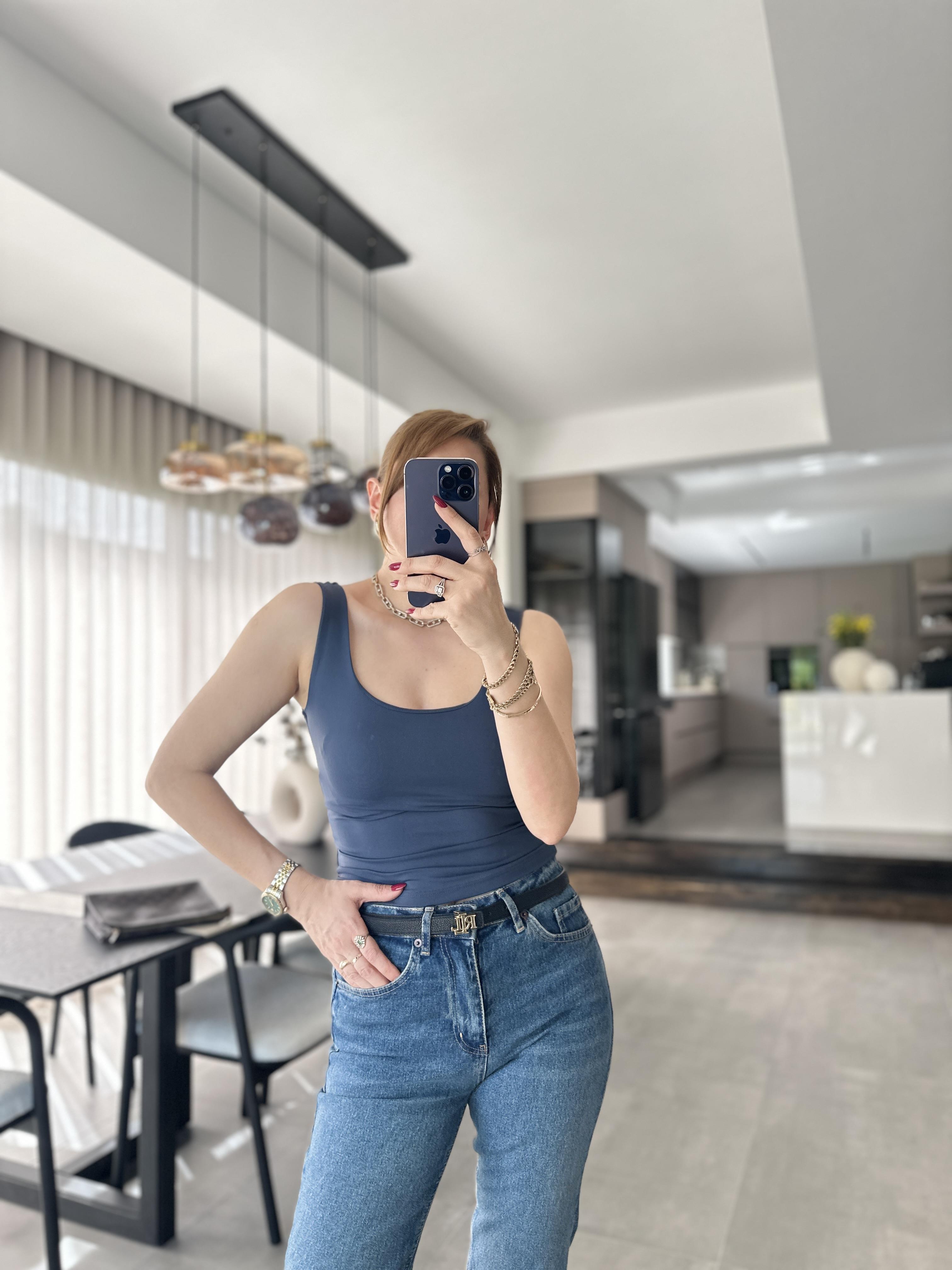 İndigo Venlo Kalın Askılı Atlet