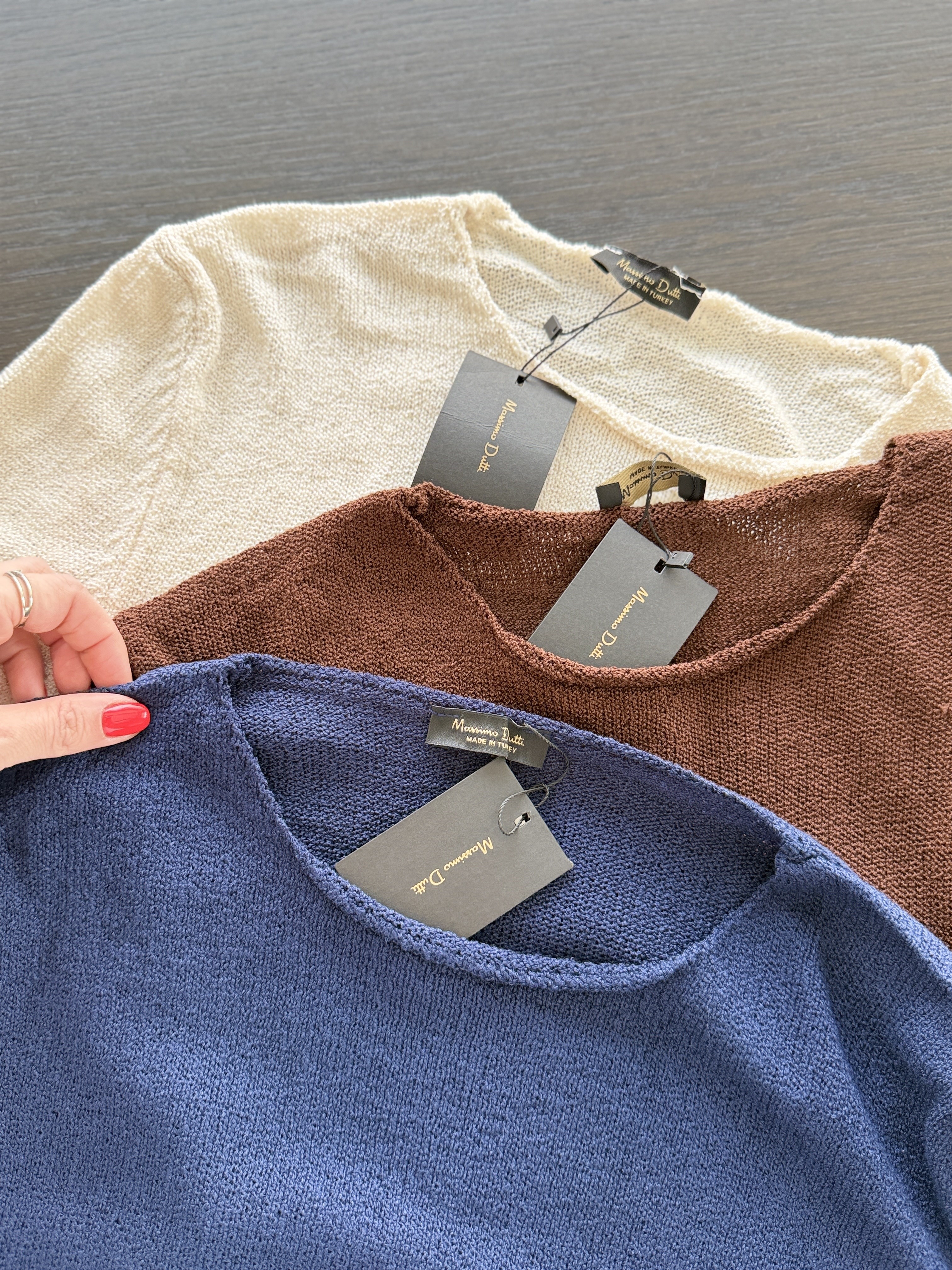 Lacivert Merserize Bluz