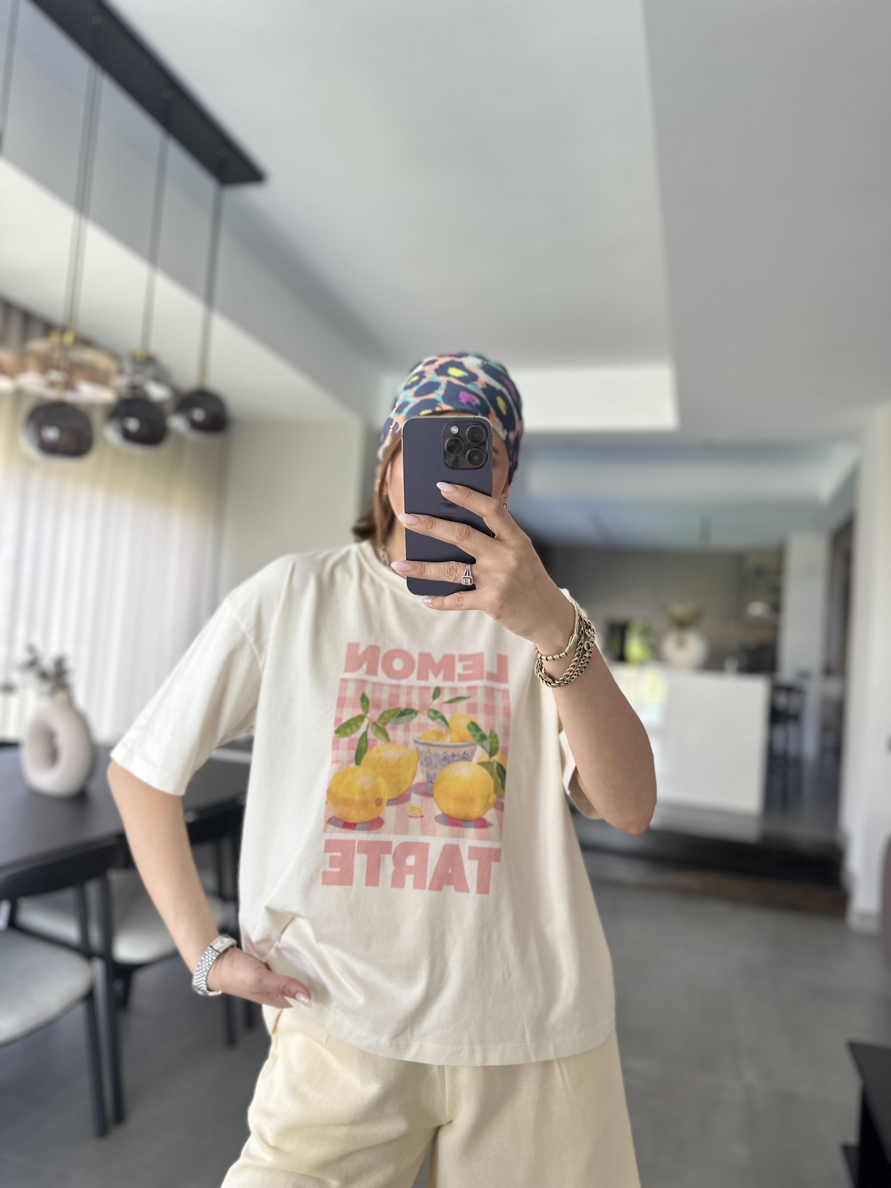 Lemon Baskılı T-shirt