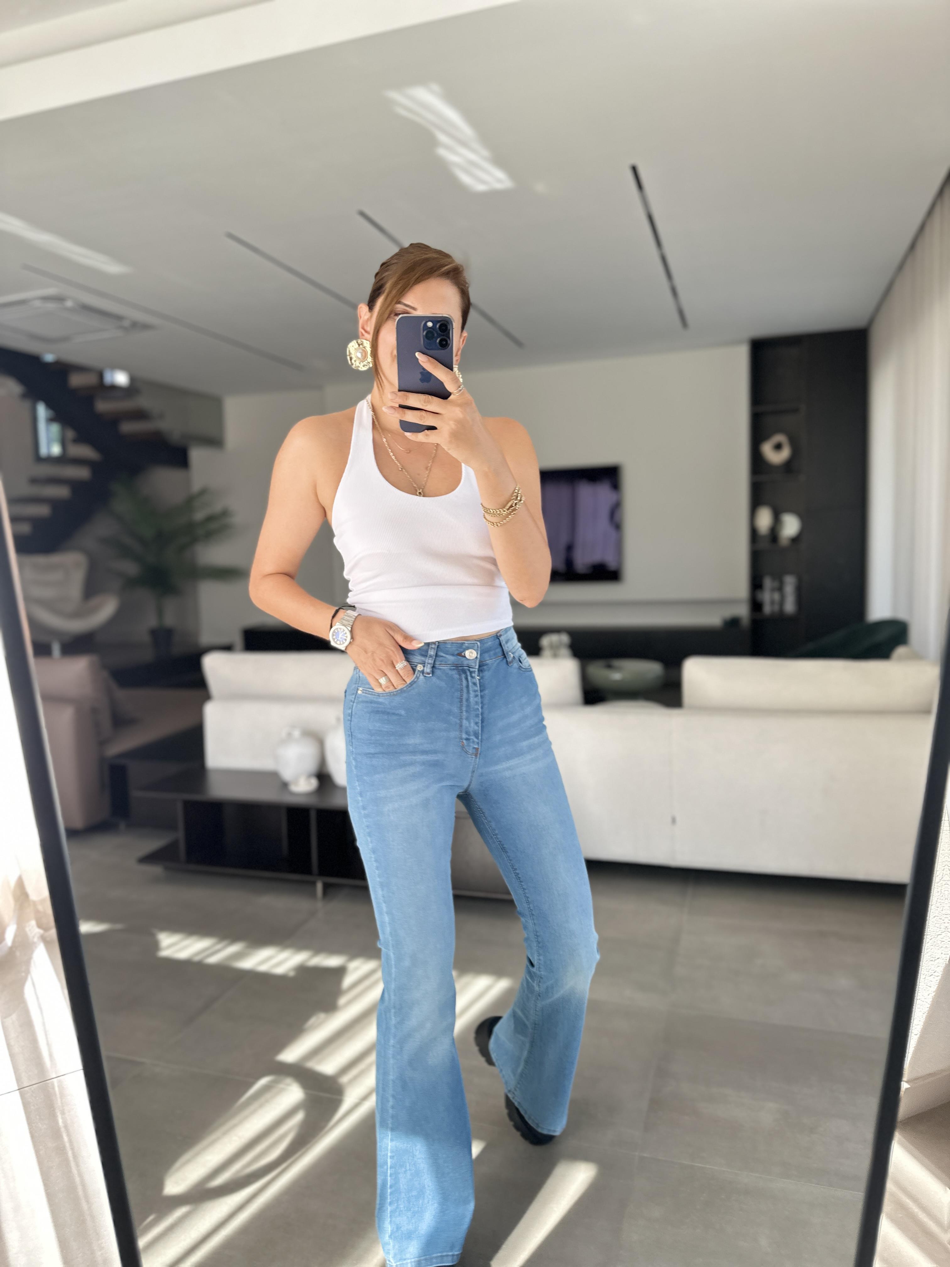 Mavi Enna İapanyol Paça Pantolon