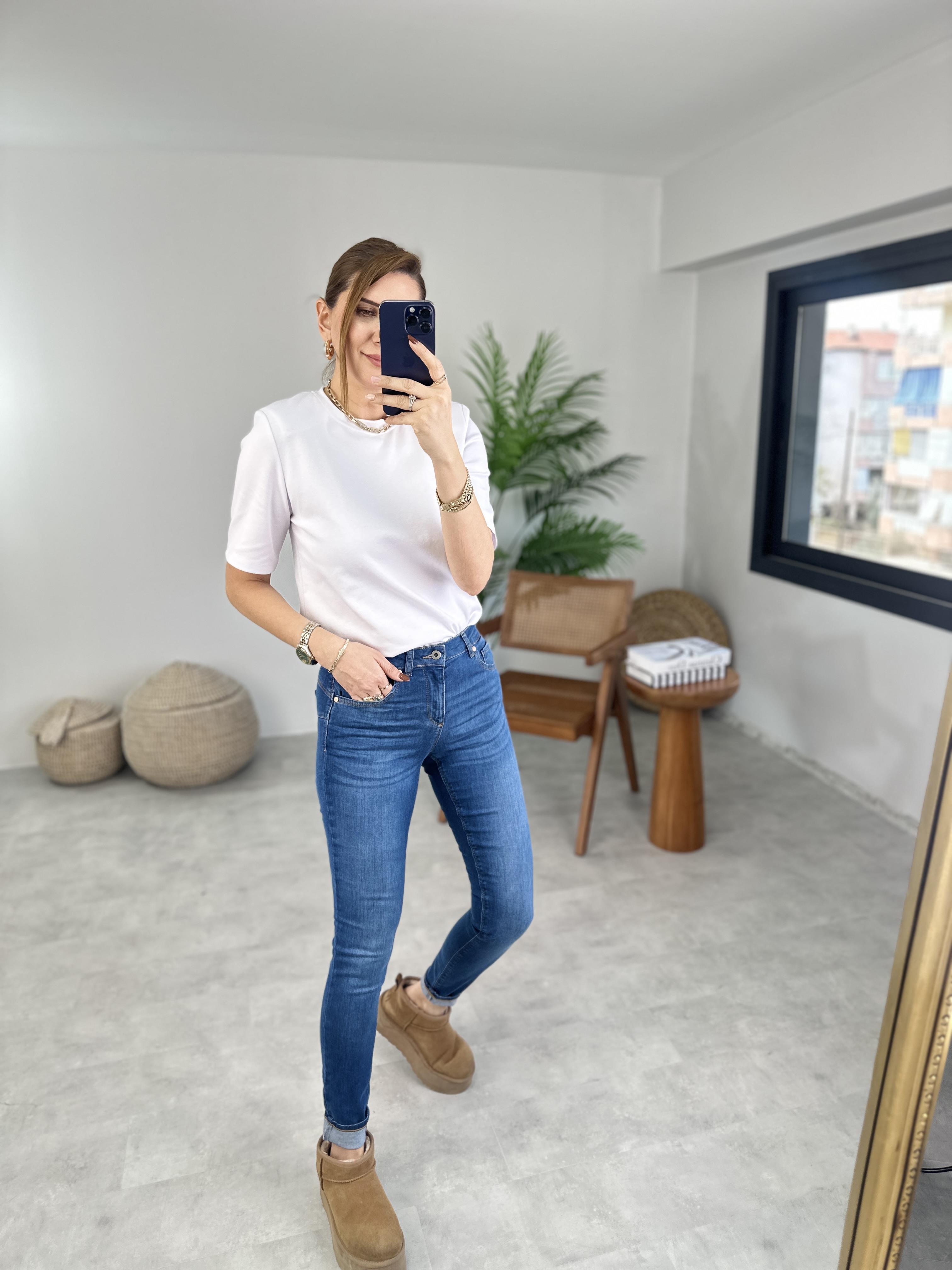 Mavi Sisleys Ful Likra Toparlayıcı Pantolon