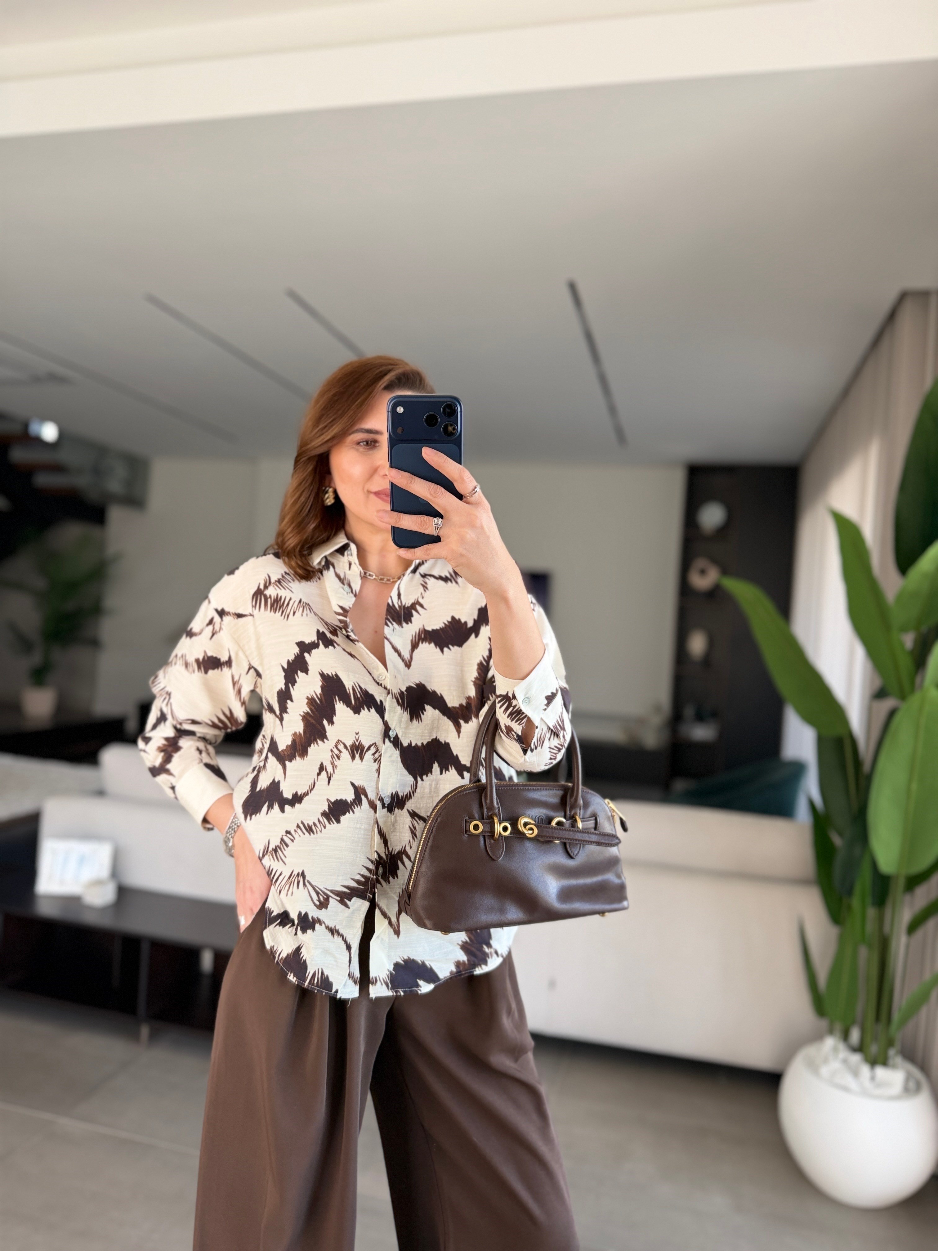 Mountain Desen Gömlek