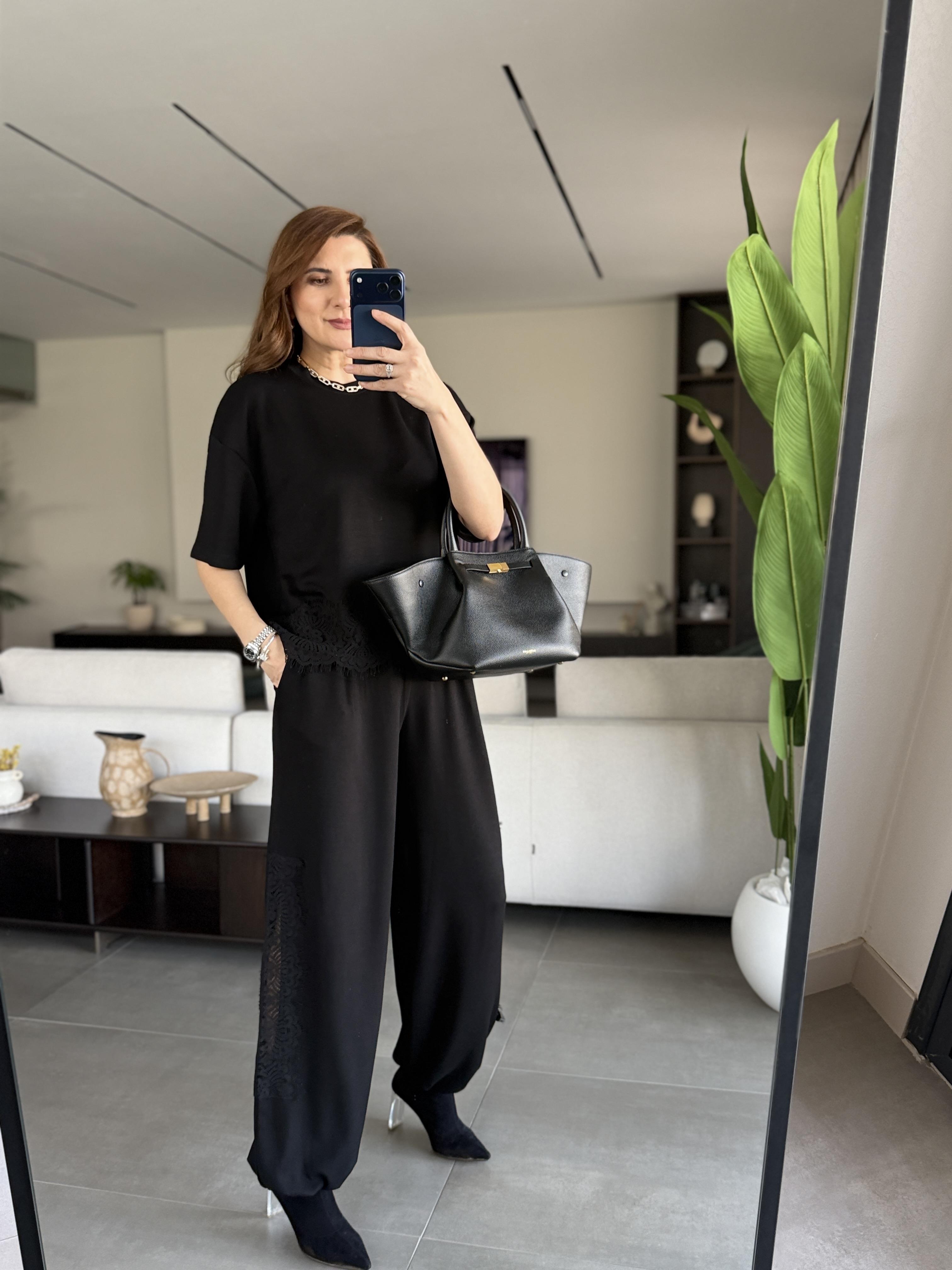Ottova Dantel Detaylı Takım