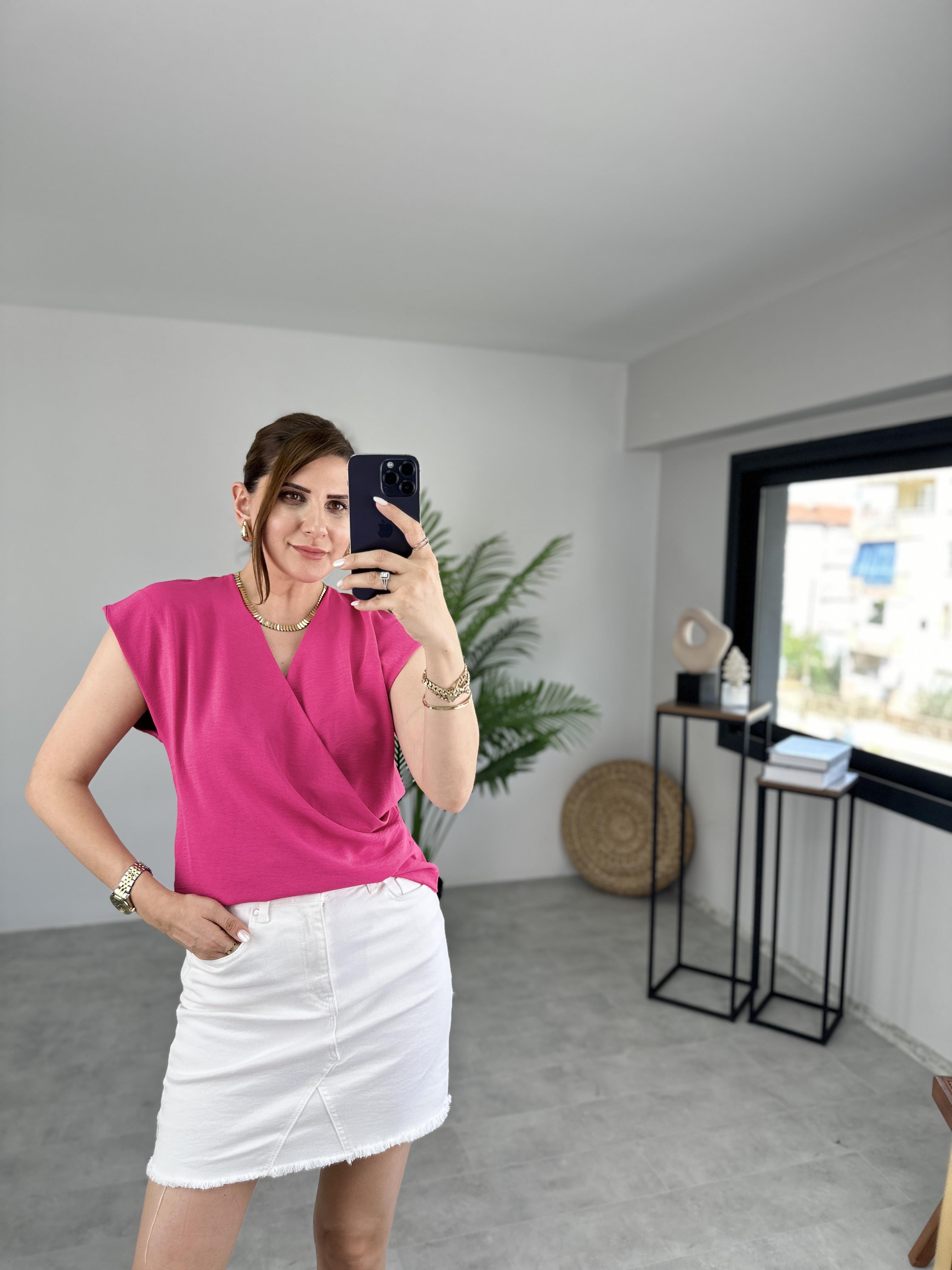 PAÇA PÜSKÜLLÜ CEP DETAYLI KOT ETEK