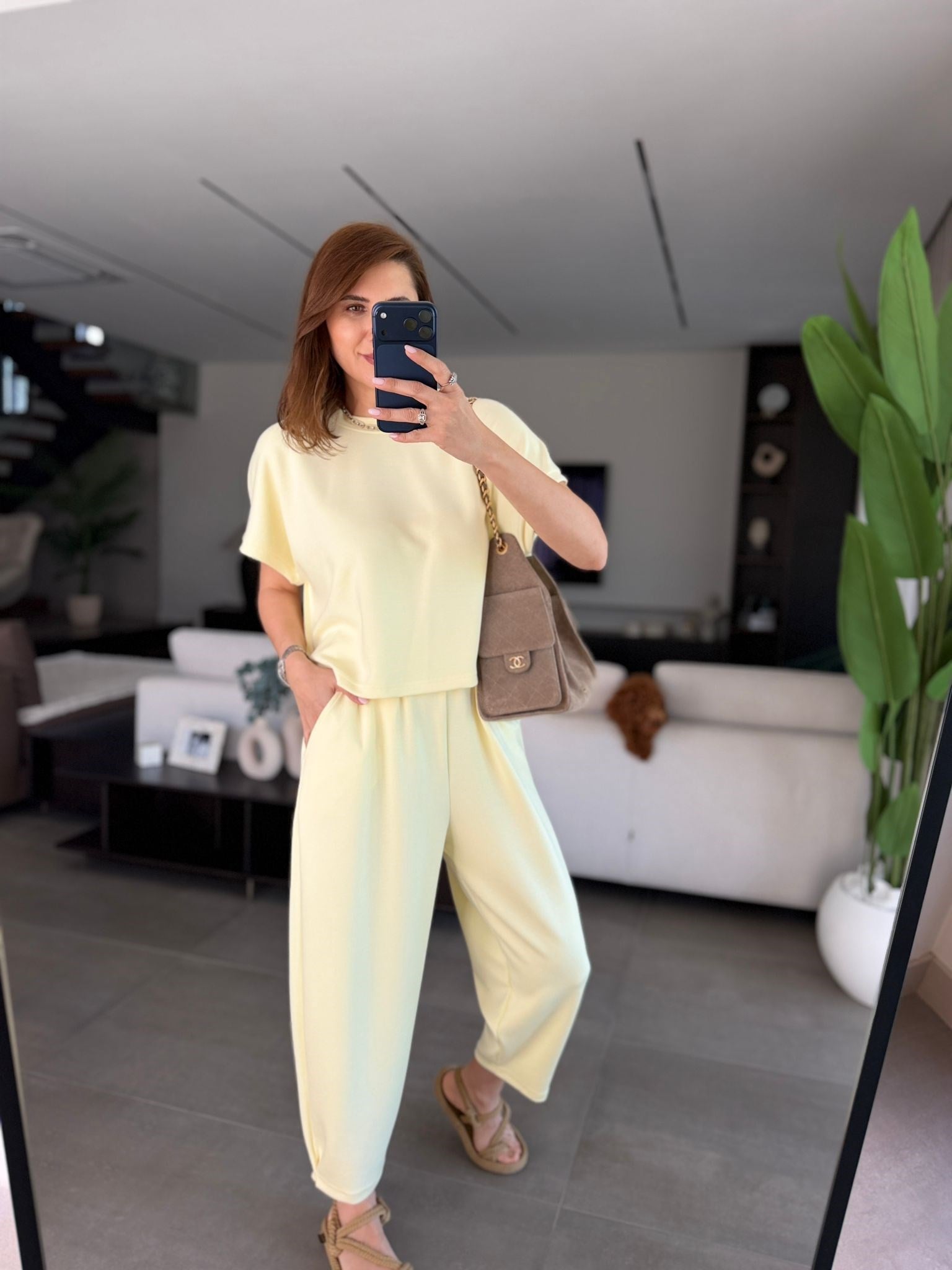 Sarı Şalvar Takım