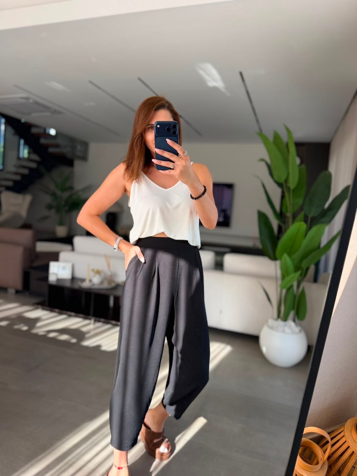 Siyah Veronica Harem Pantolon