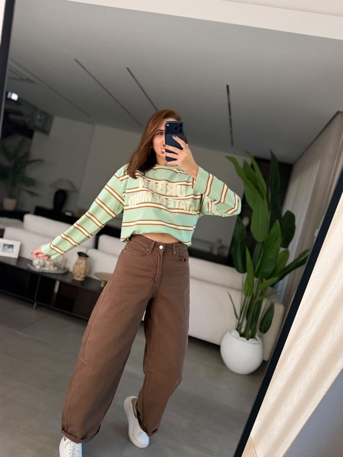 State Of Mind Baskılı Sweatshırt
