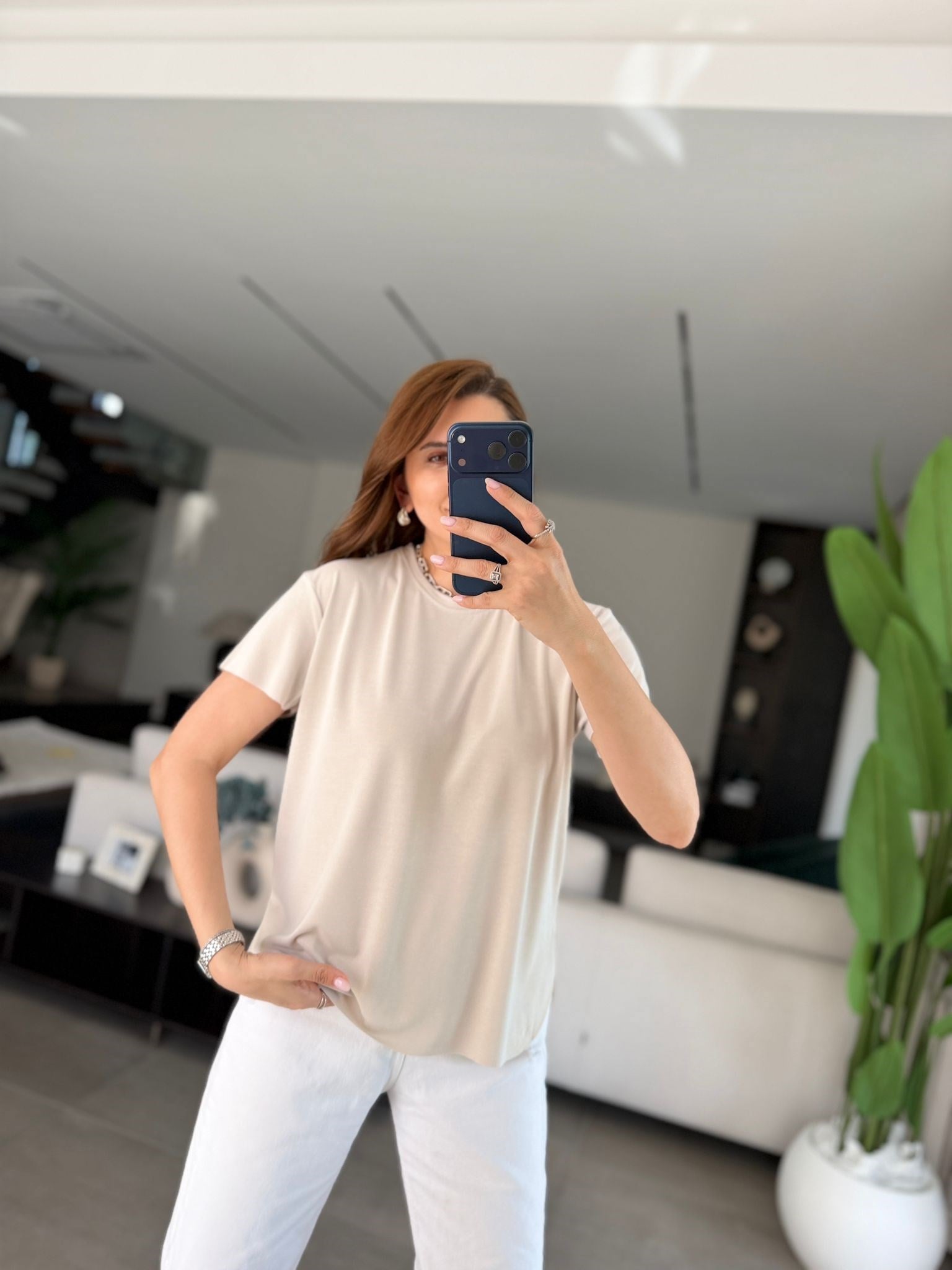 Taş Bisiklet Yaka Oys T-shirt