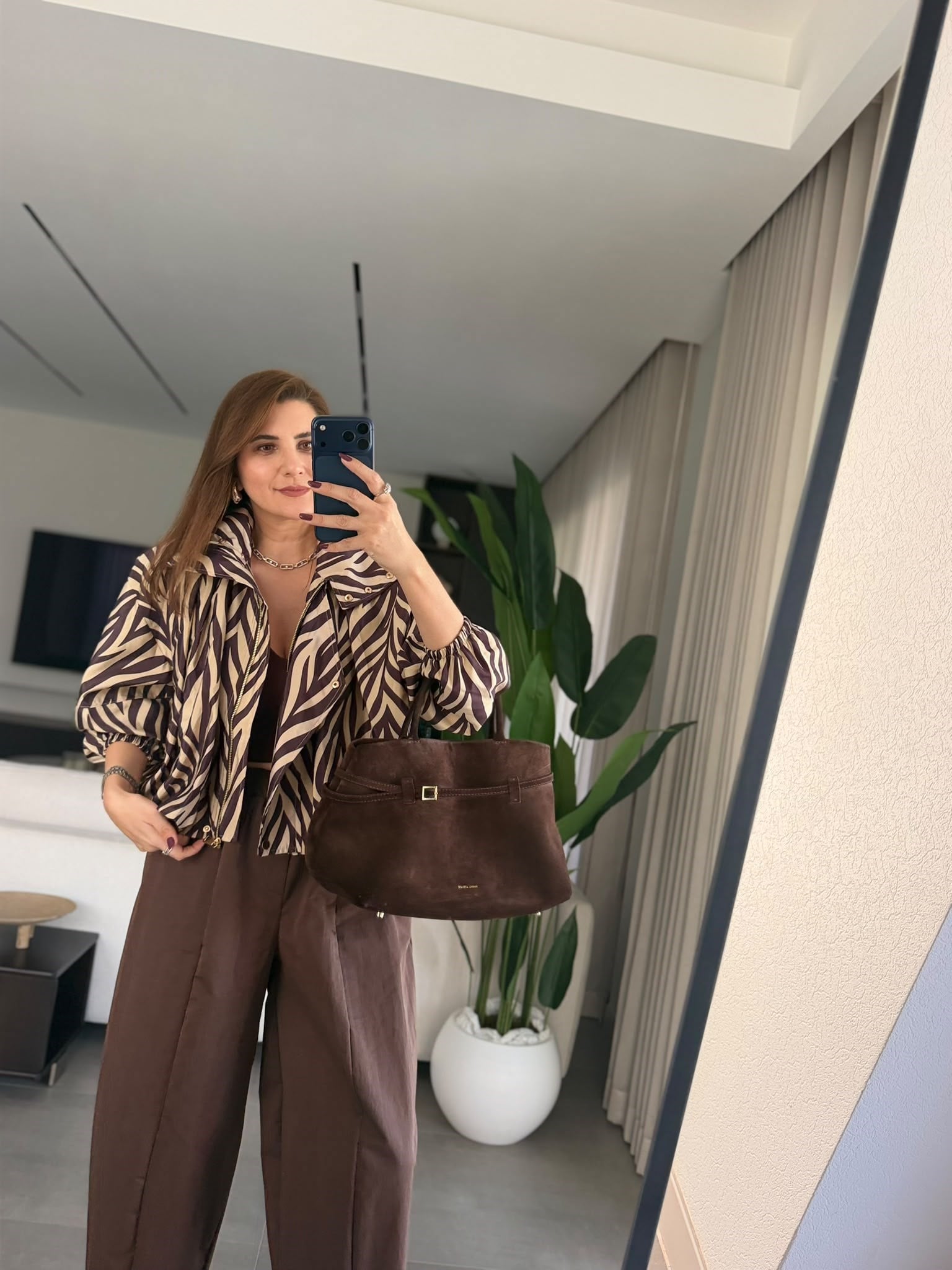 Zebra Desenli Yağmmurluk