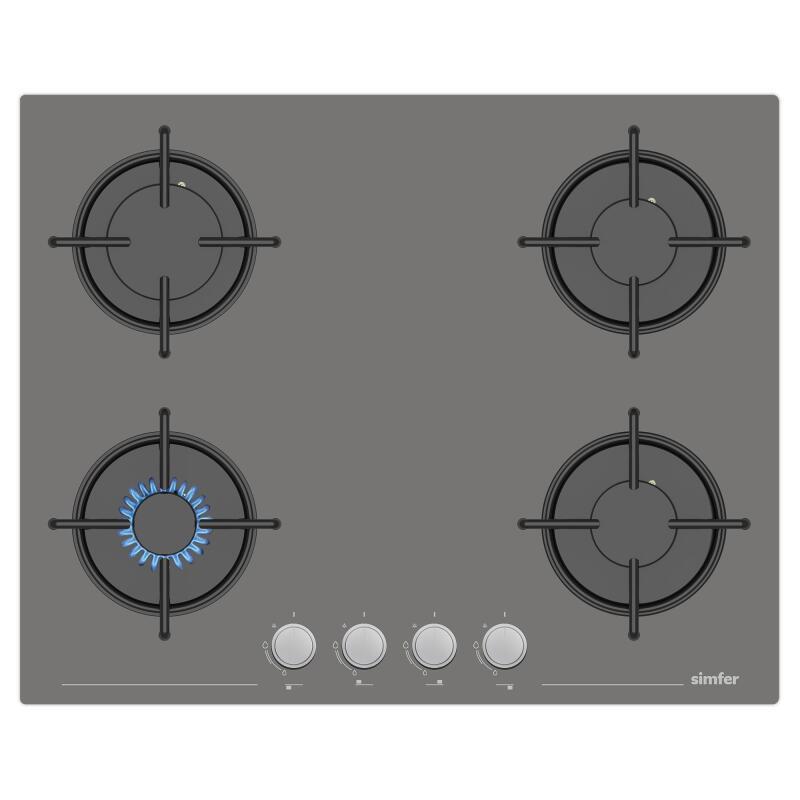 SİMFER Gri Cam Set  / 11 Fonksiyon / Buhar Destekli / Elektro Turbo Digital Fırın
