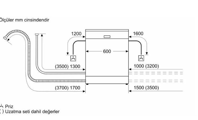 Profilo BM6422MA 6  Programlı Profilo Bulaşık Makinesi