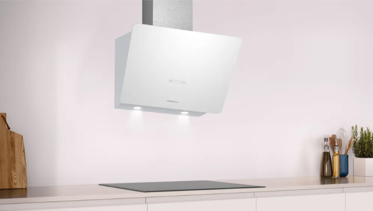Profilo DVK6J629 Eğimli Beyaz Cam  Davlumbaz