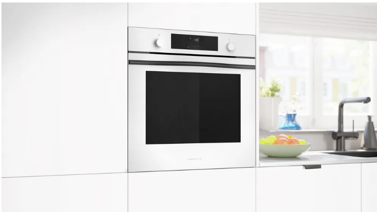 Profilo FXSA344C Buhar Destekli Beyaz Ankastre Fırın 8 Fonksiyon