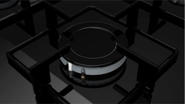 Profilo OO37P6O12D Siyah 67 Cm Ankastre Cam Ocak